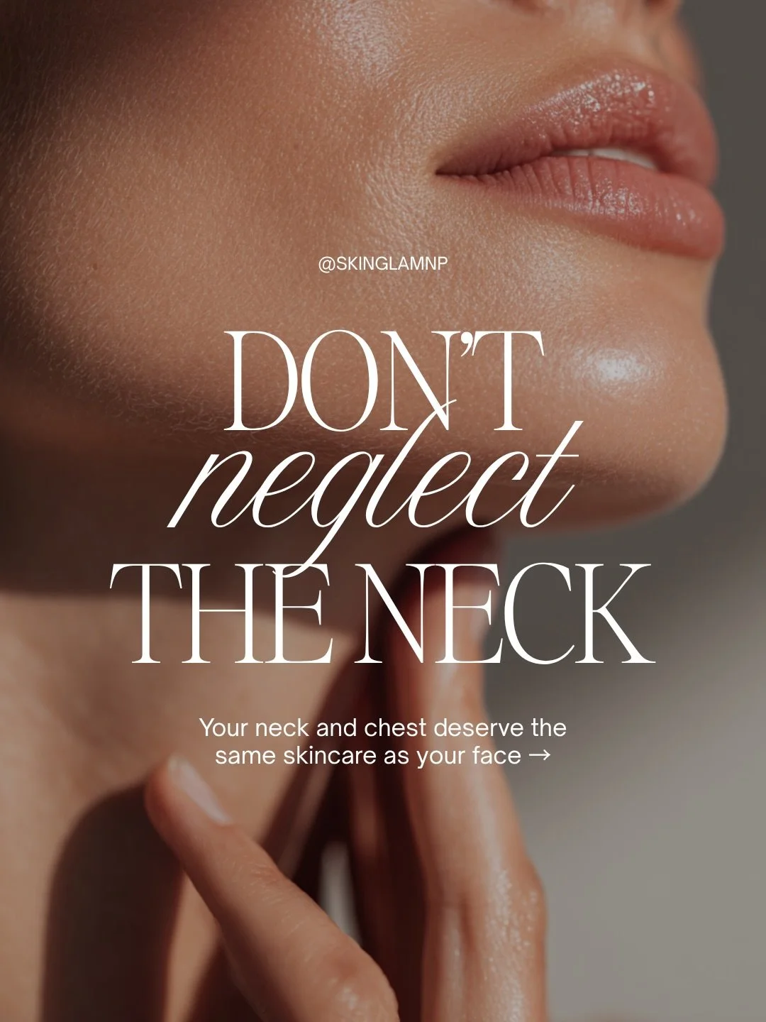 You&rsquo;re investing in your face&hellip; but quietly ignoring your neck.

And that&rsquo;s exactly where aging starts to show first.

The skin on your neck is thinner, more fragile, and loses collagen faster. It doesn&rsquo;t have the same oil gla