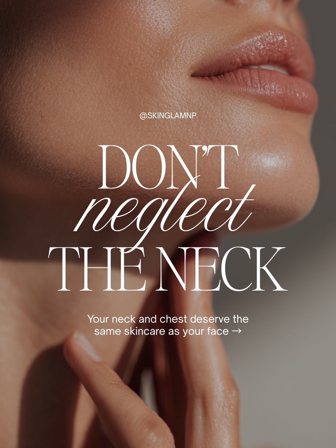 You&rsquo;re investing in your face&hellip; but quietly ignoring your neck.

And that&rsquo;s exactly where aging starts to show first.

The skin on your neck is thinner, more fragile, and loses collagen faster. It doesn&rsquo;t have the same oil gla