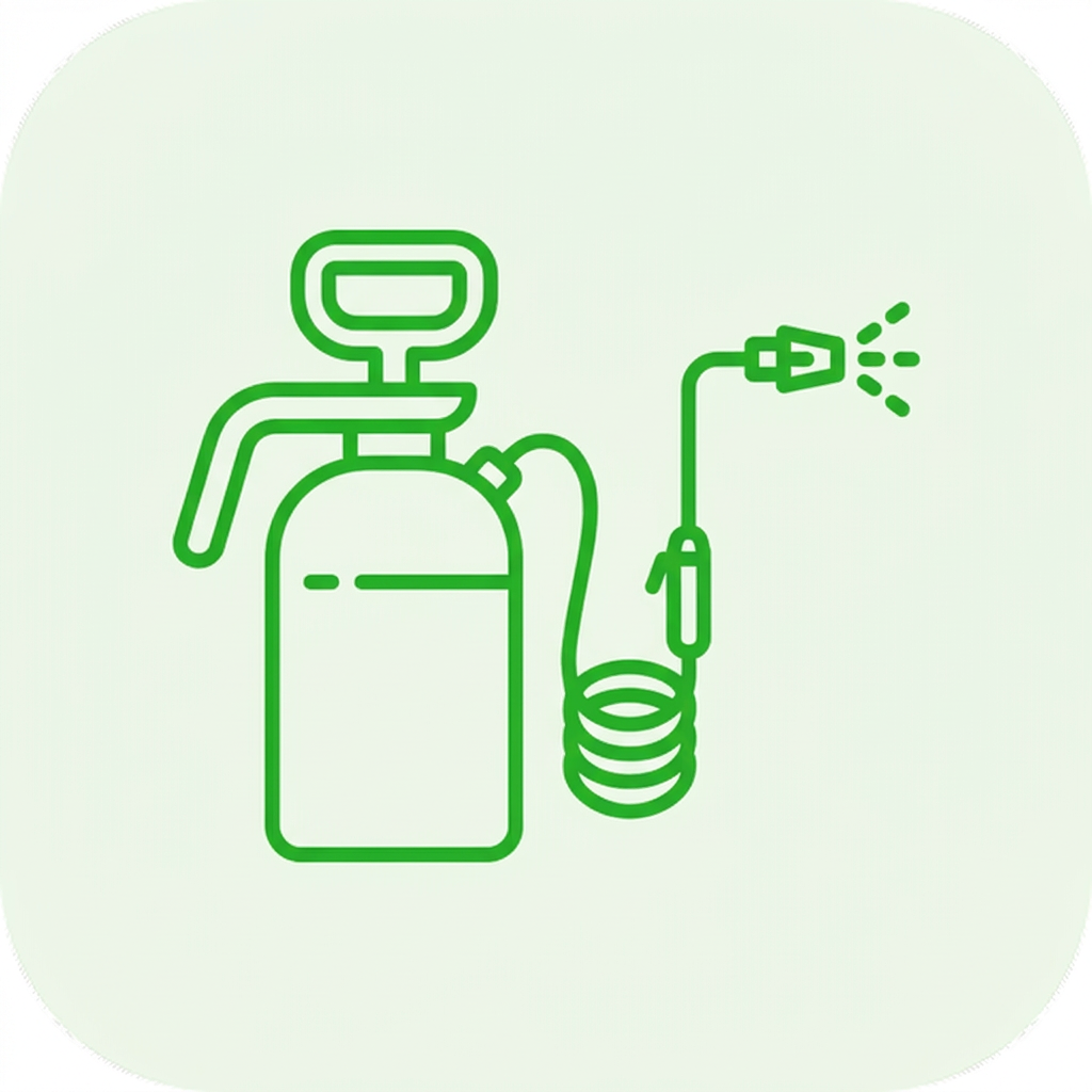 Green sprayer for paver sealing