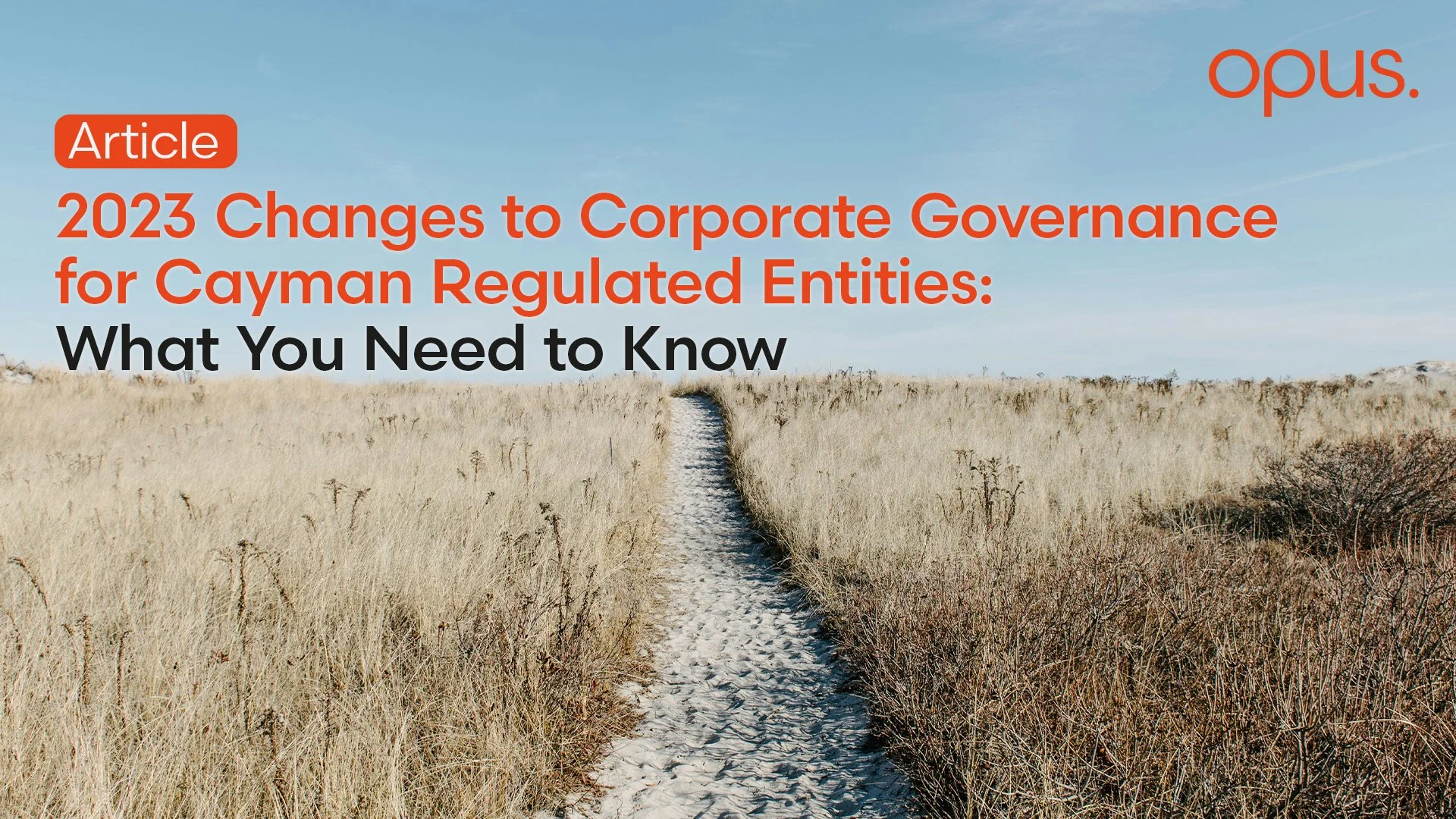 2023 Changes to Corporate Governance for Cayman Regulated Entities: What You Need to Know