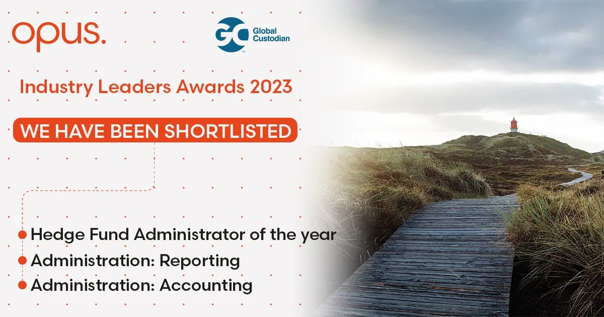 Shortlisted: Hedge Fund Administrator of the Year, HFA : Reporting, HFA : Fund Accounting at the Global Custodian Industry Leaders Awards 2023