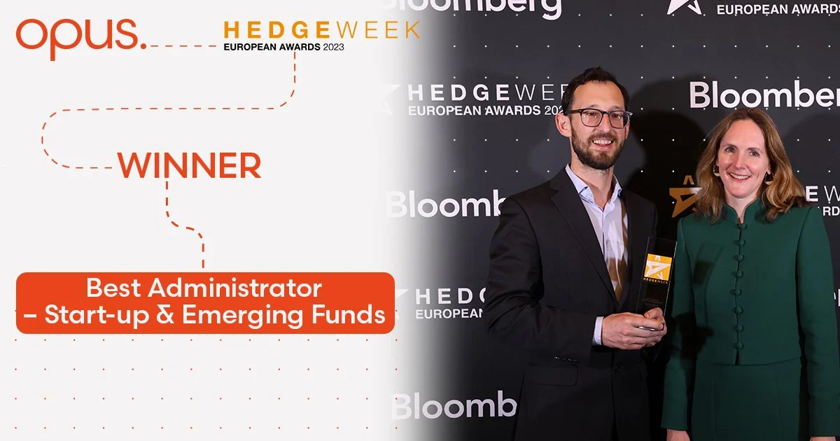 Best Administrator – Start-up and Emerging Funds at the Hedgeweek European Awards 2023