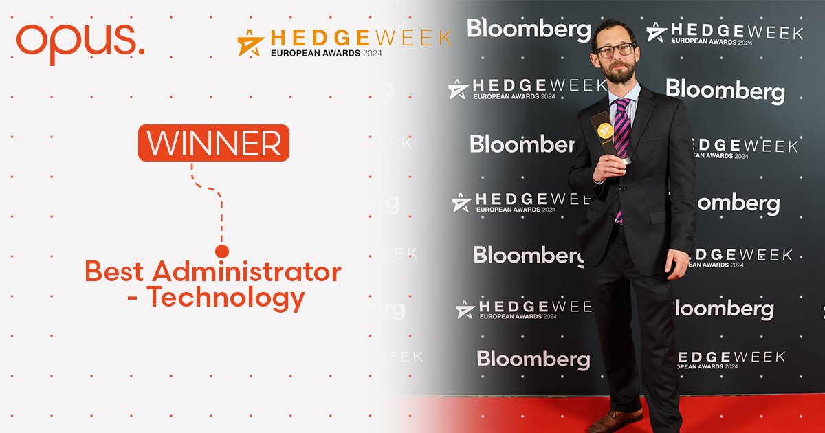 Best Administrator – Technology at the Hedgeweek European Awards 2024