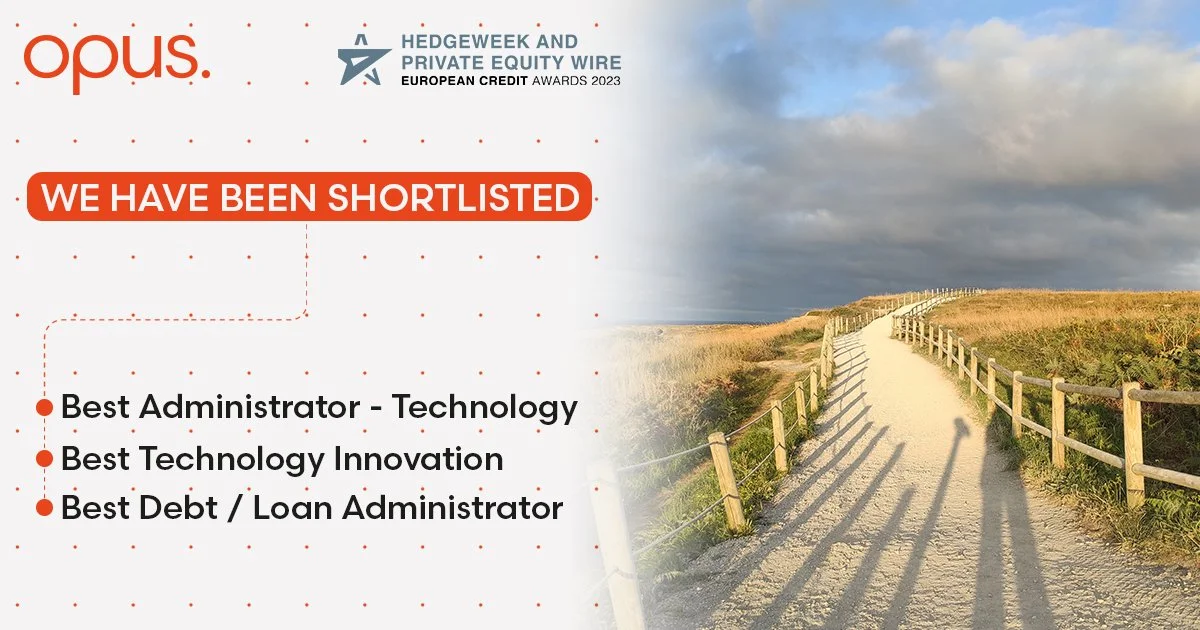 Shortlisted: Best Administrator - Technology, Best Technology Innovation and Best Debt / Loan Administrator at the Hedgeweek &amp; Private Equity Wire European Credit Awards 2023
