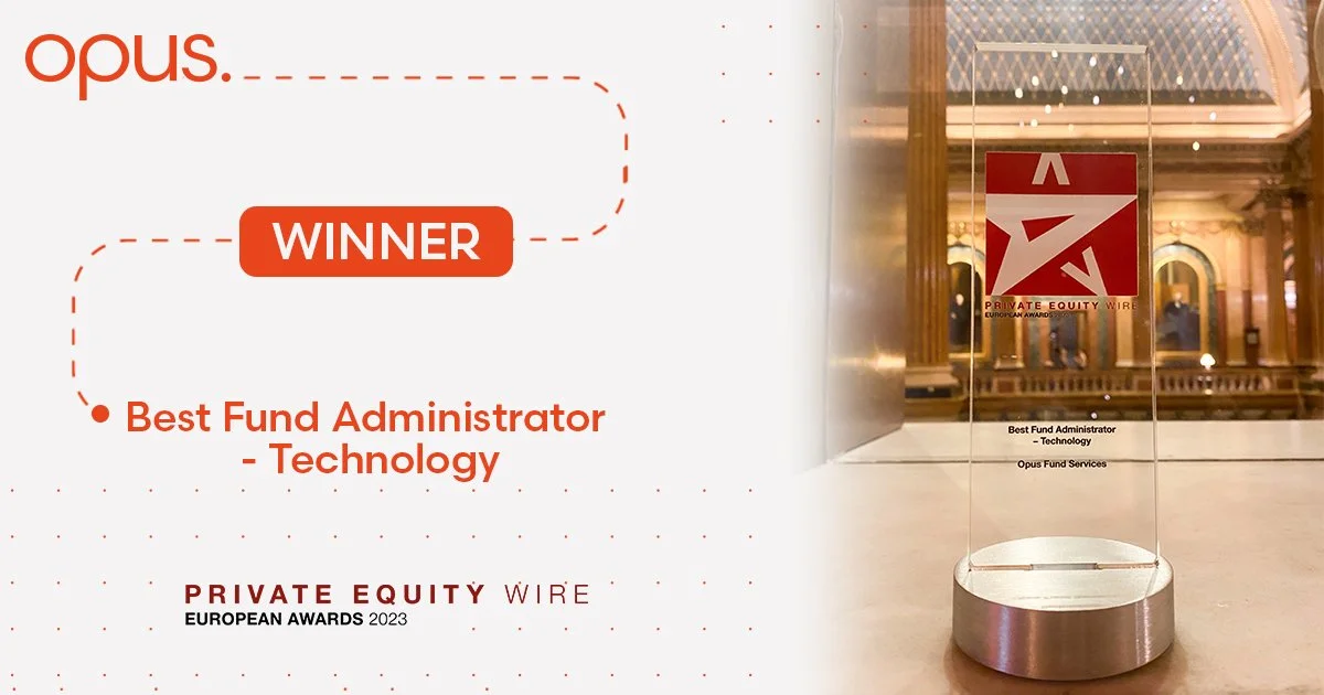 Best Fund Administrator - Technology at the Private Equity Wire European Awards 2023