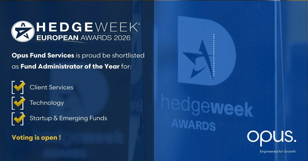 Shortlisted in multiple categories at the Hedgeweek European Awards 2026