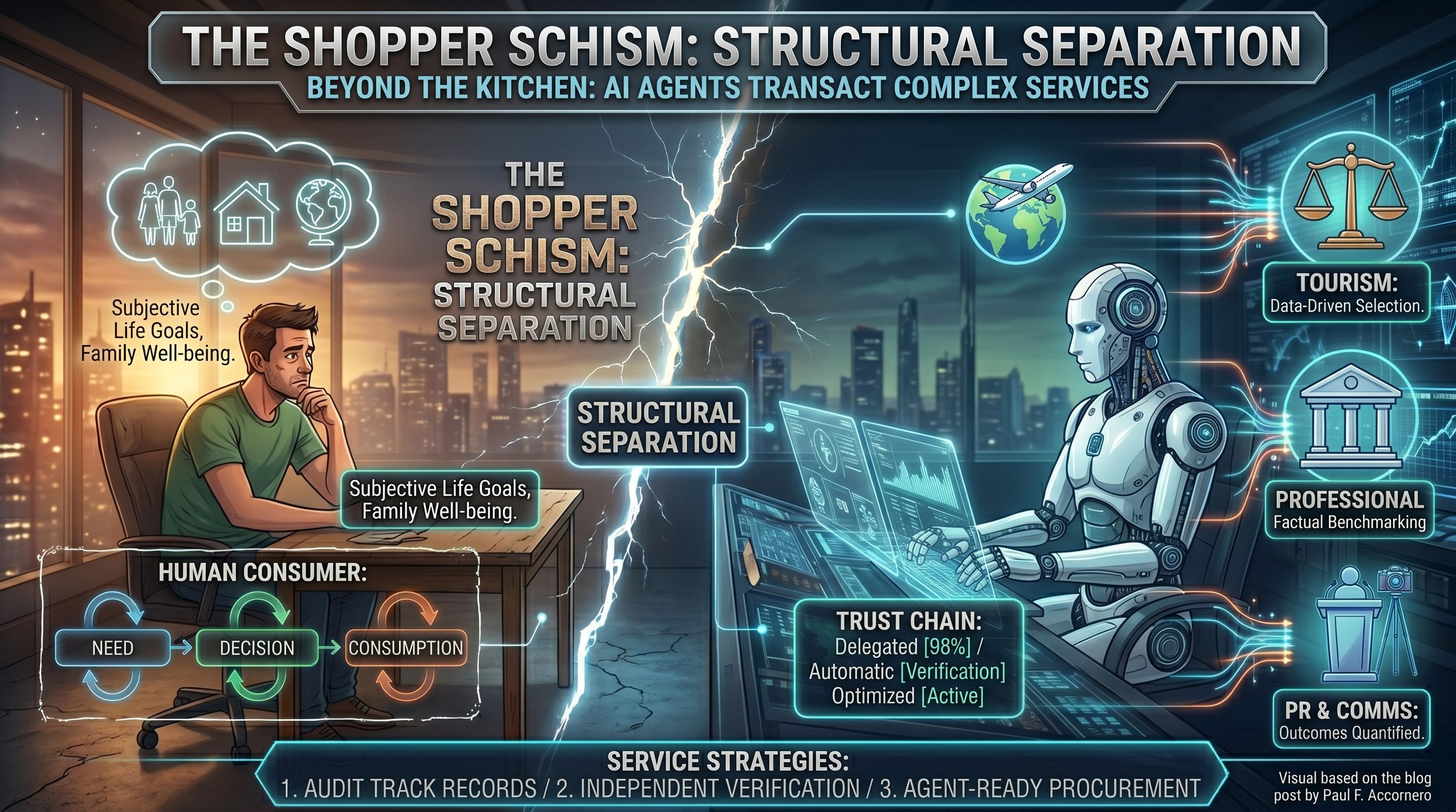Beyond the Kitchen: Why the Shopper Schism Applies to Tourism, PR, and Professional Services