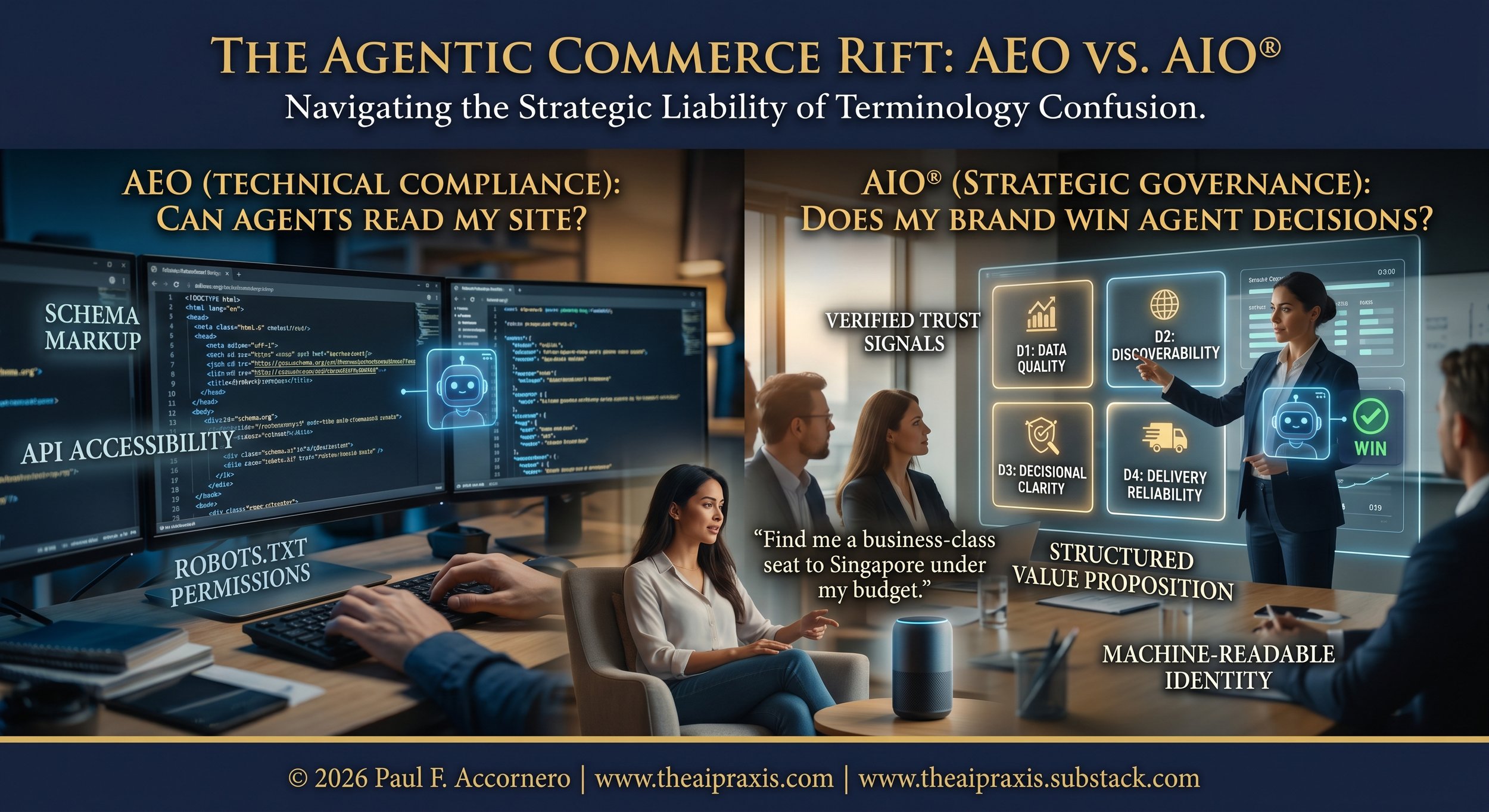 AIO vs AEO: Why the Framework You Choose Will Define Your Brand's Algorithmic Future