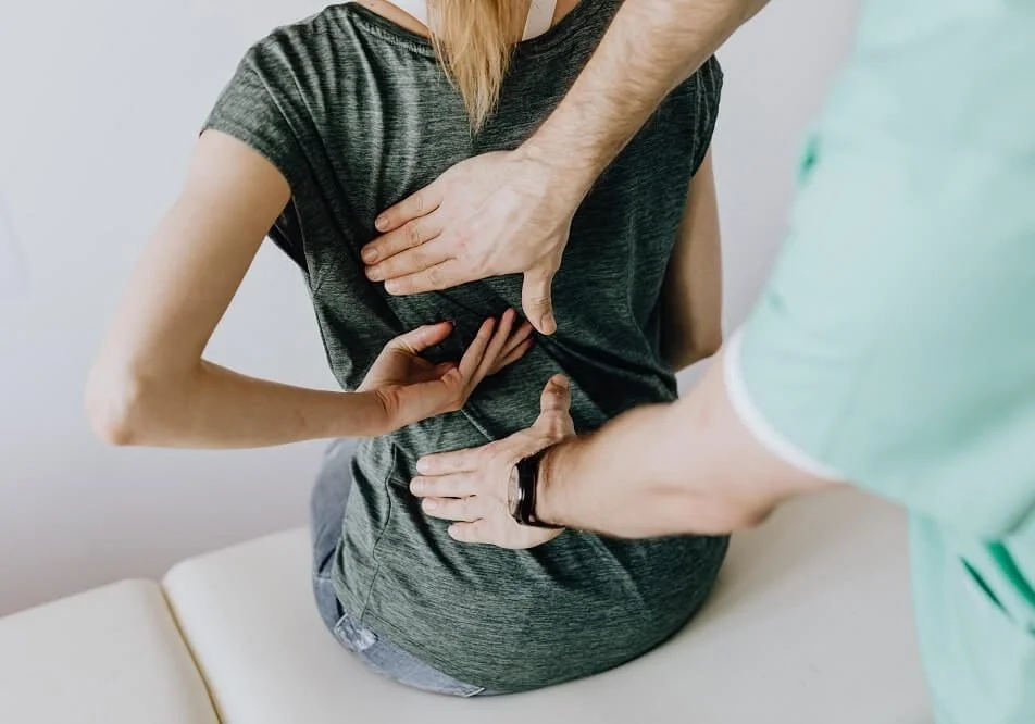 Patient getting a Chiropractic evaluation
