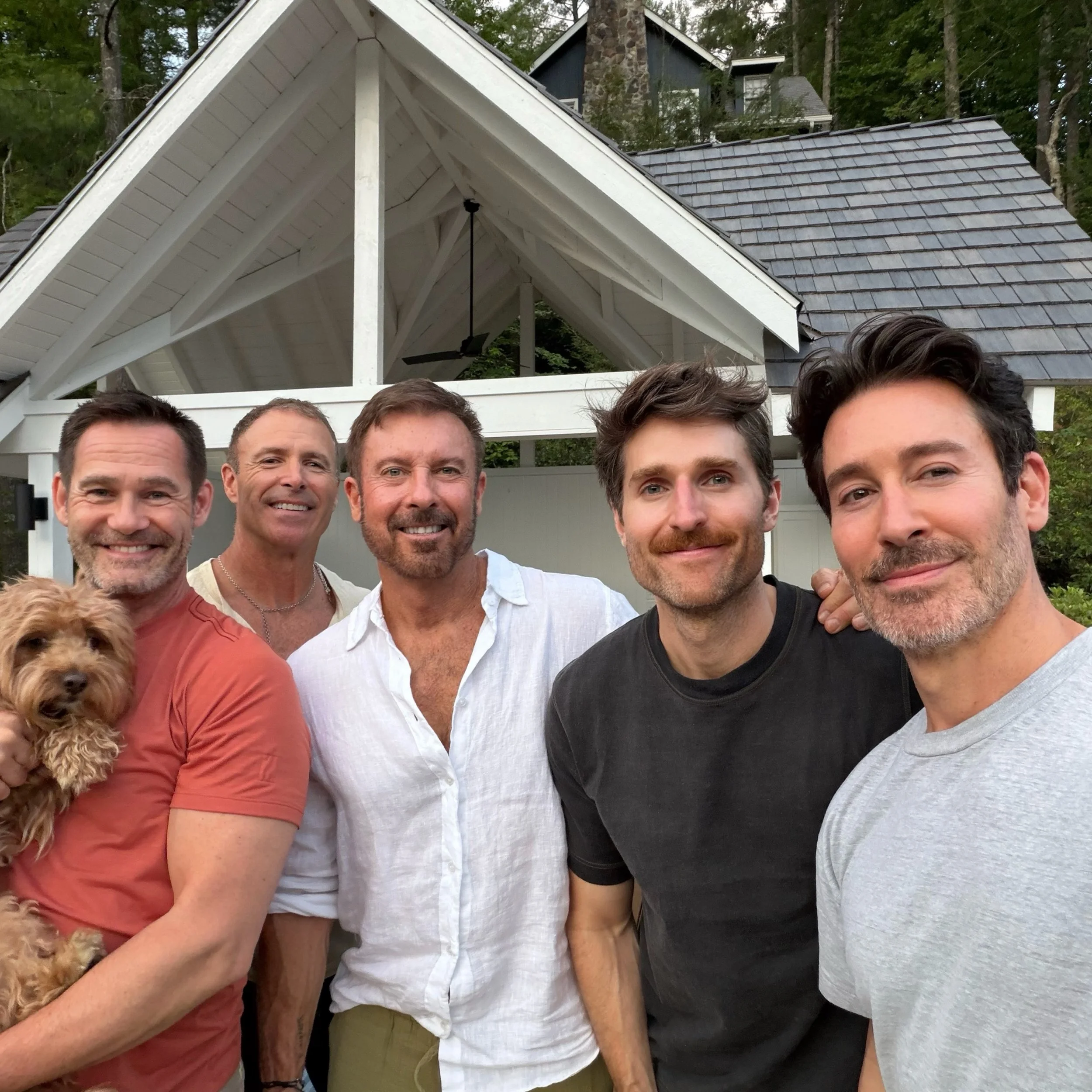 Five men and a baby 🐶