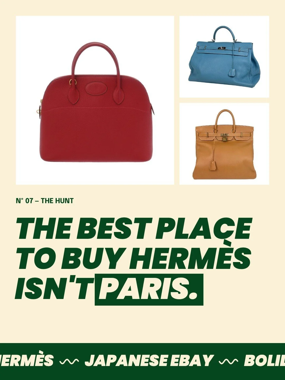 The Best Place to Buy Hermès Isn’t Paris