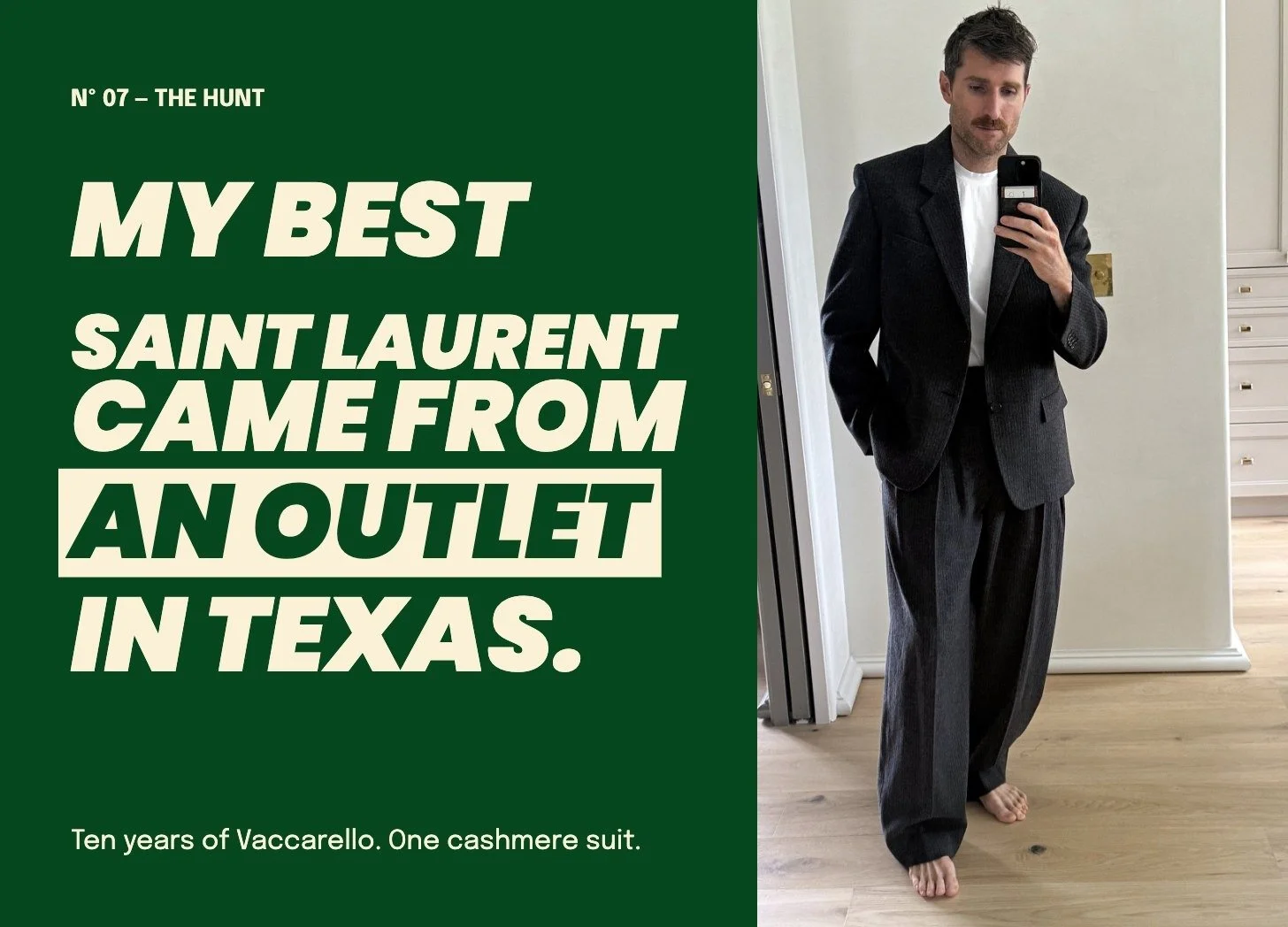 The Saint Laurent Outlet Near Austin: How I Found My Vaccarello Suit