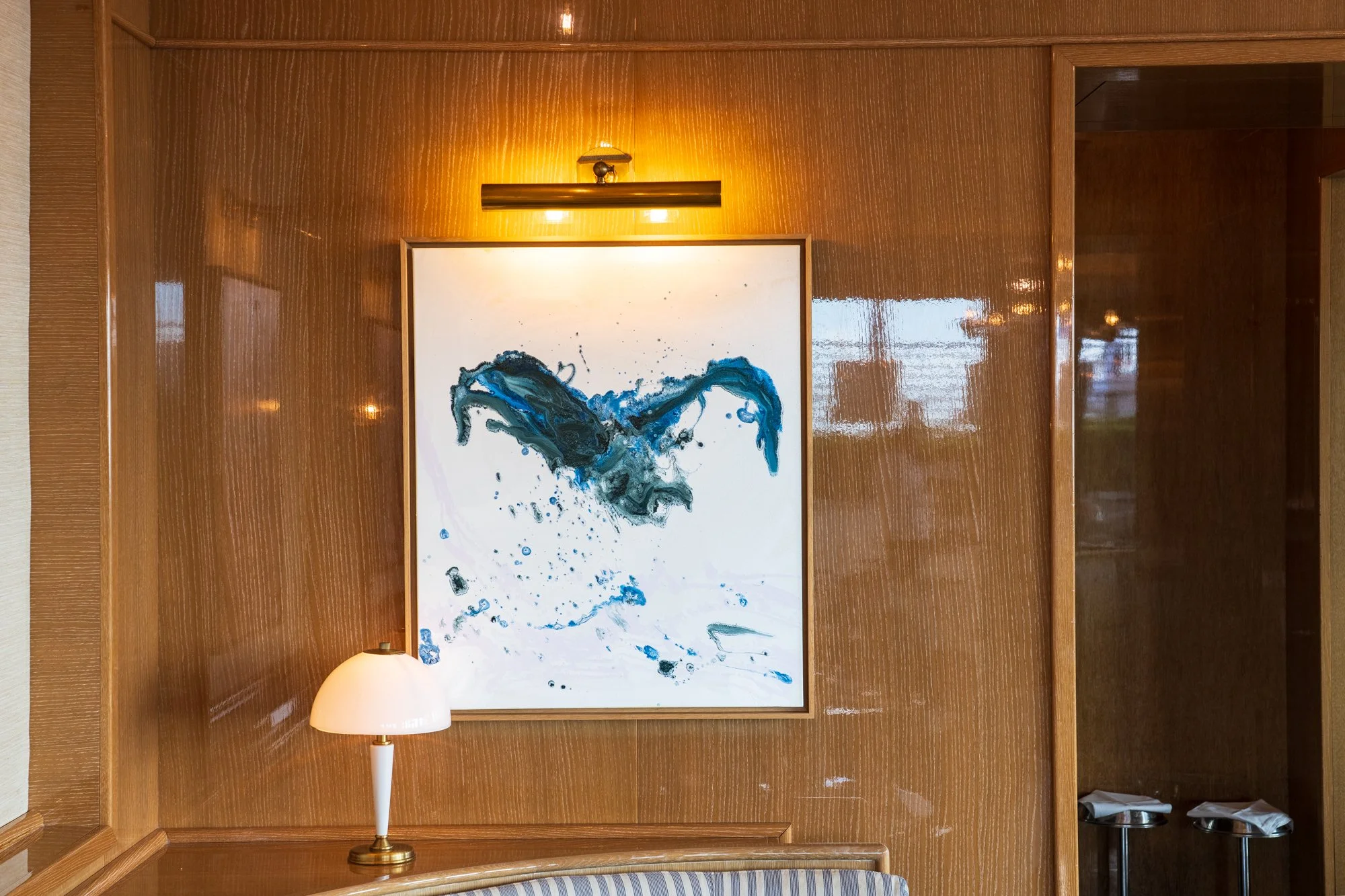 Federico De Francesco installation view at Mr. C Coconut Grove, Bellini Restaurant