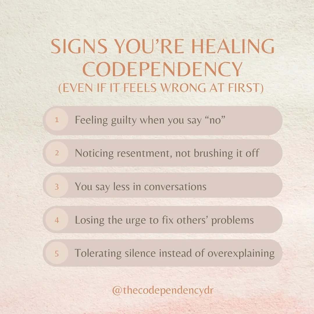 Healing codependency isn&rsquo;t neat or easy. In fact, it often feels worse before it feels better.
Because when you stop people-pleasing, rescuing, and over-functioning, you&rsquo;re left with the emotions your people pleasing helped you avoid: gui