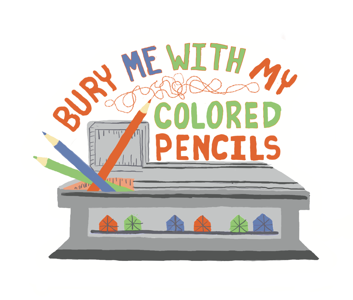 Colored Pencil Sticker