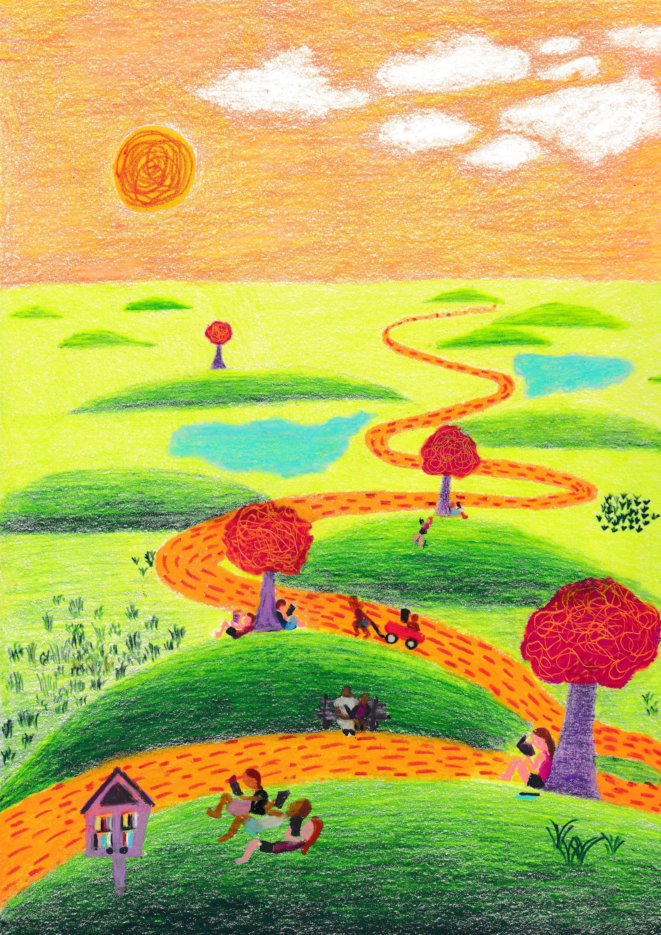 Read-a-thon poster for local libraries and elementary schools.