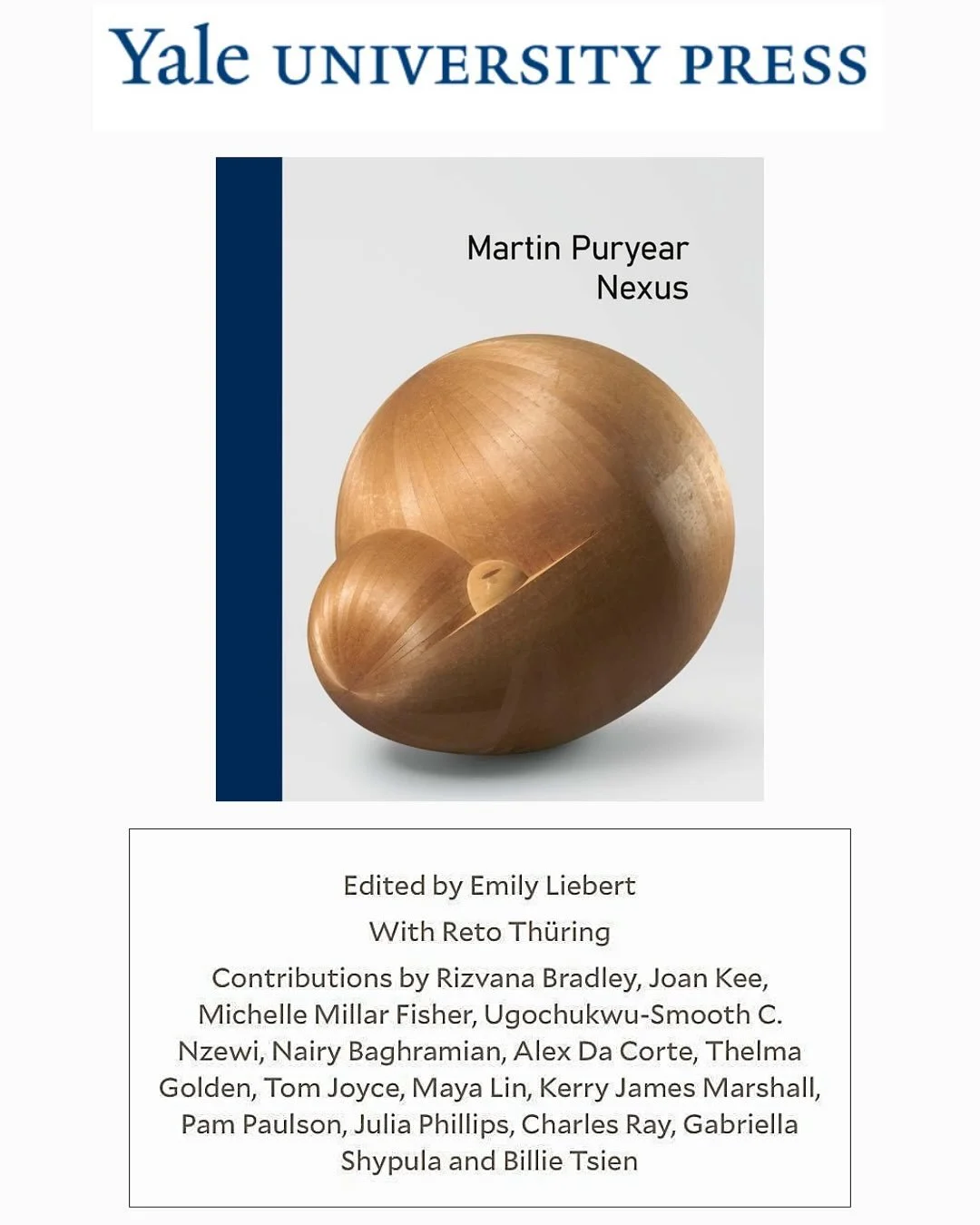 Happy to have contributed an essay to Martin Puryear: Nexus. Now out in print, this is a comprehensive survey of Puryear&rsquo;s artistic legacy. Published in conjunction with the Nexus exhibition at the Museum of Fine Arts, Boston.