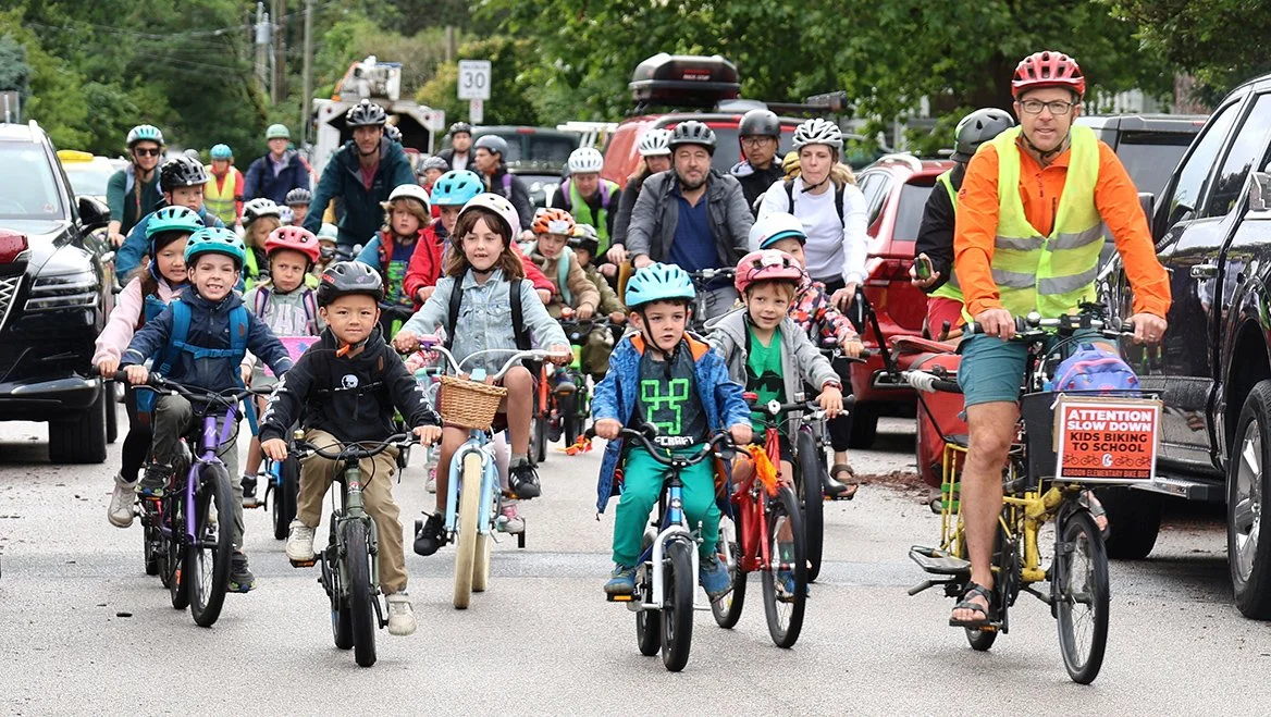 Bike Bus Pedals in New Era of School Transportation&nbsp;(Planning Magazine / APA)