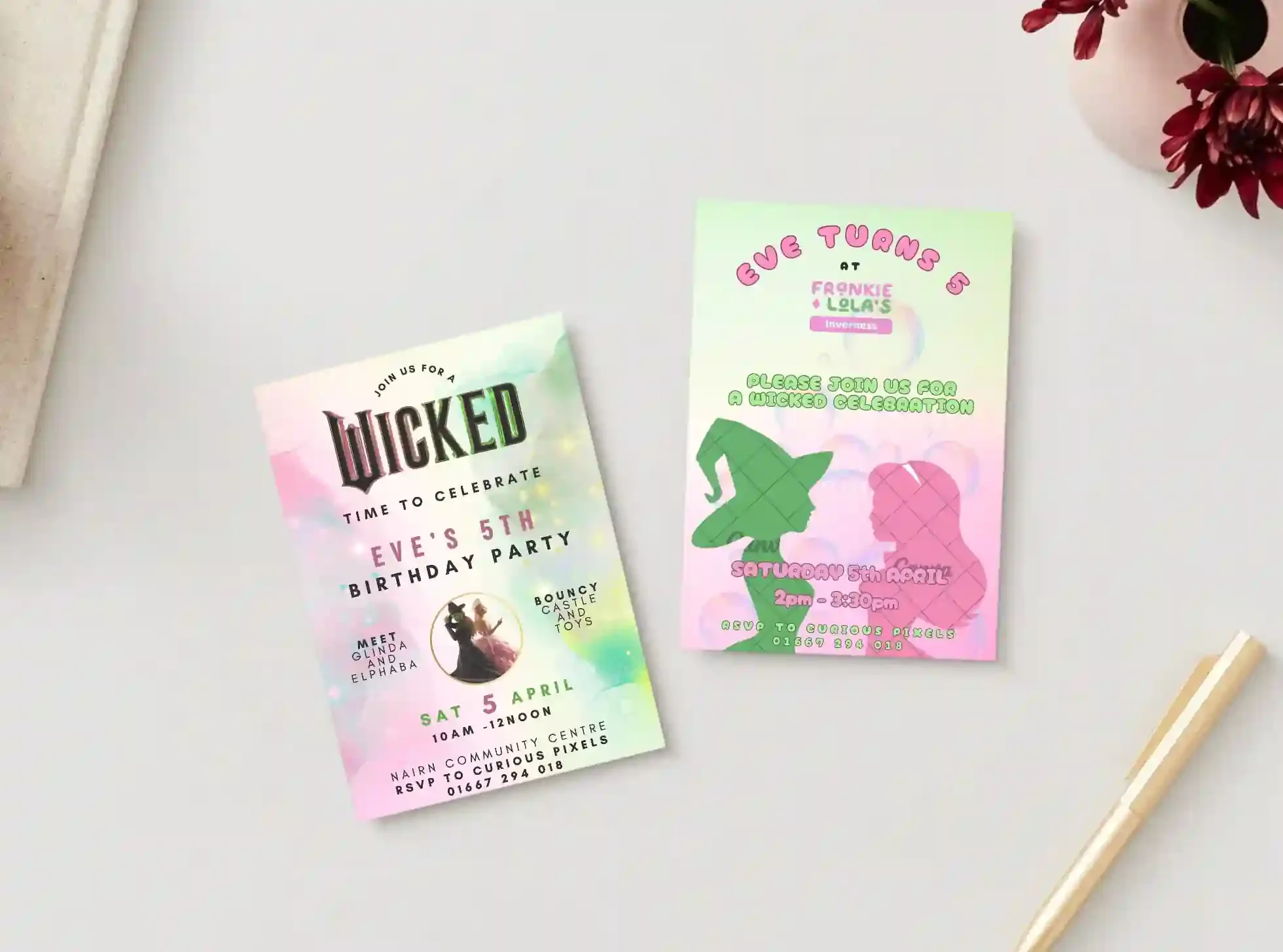 Creative Wicked-Themed Birthday Party Invitations