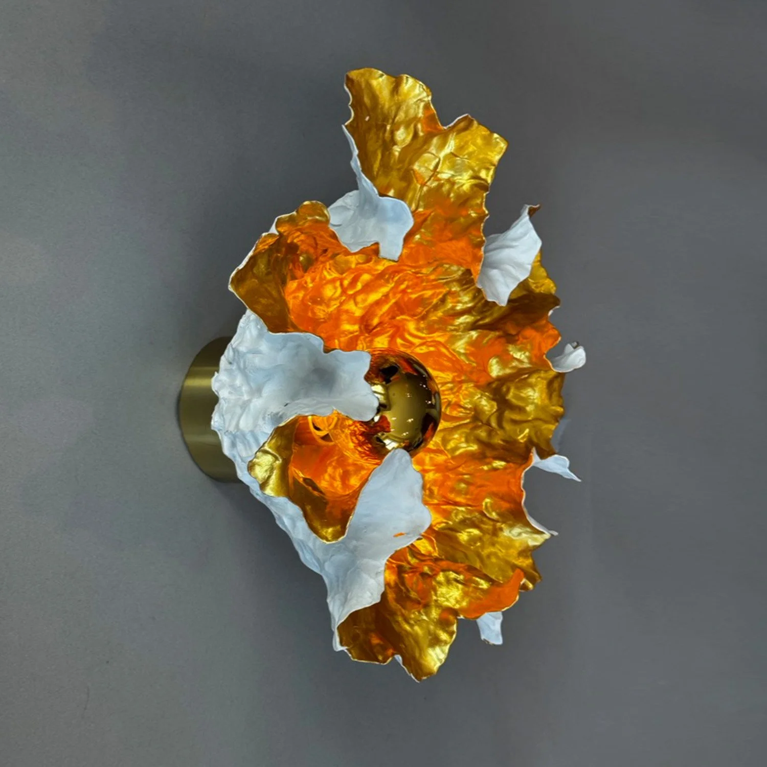 WS09 Ranunculus Wall Sconce