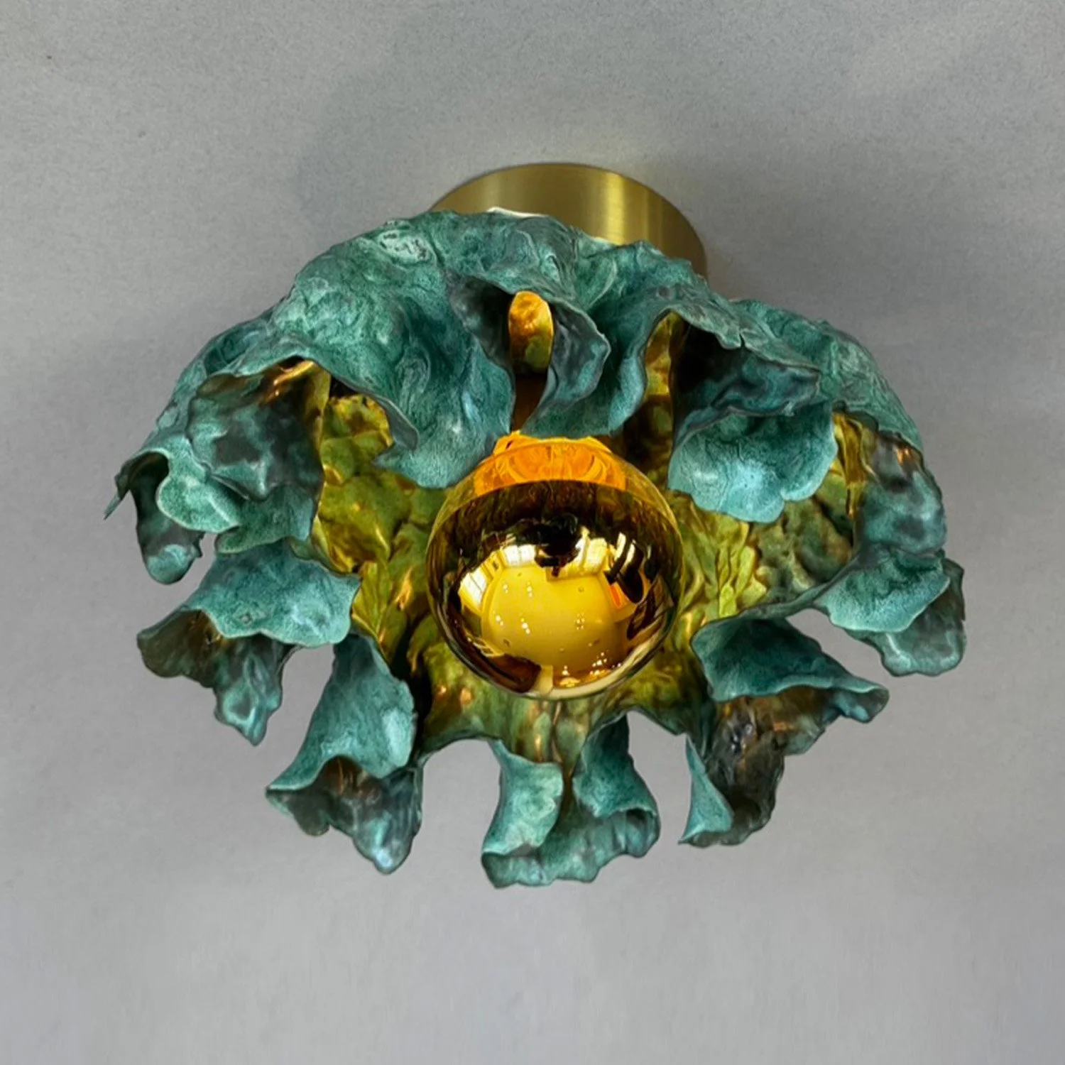 FM06 Acanthus Flush Mount