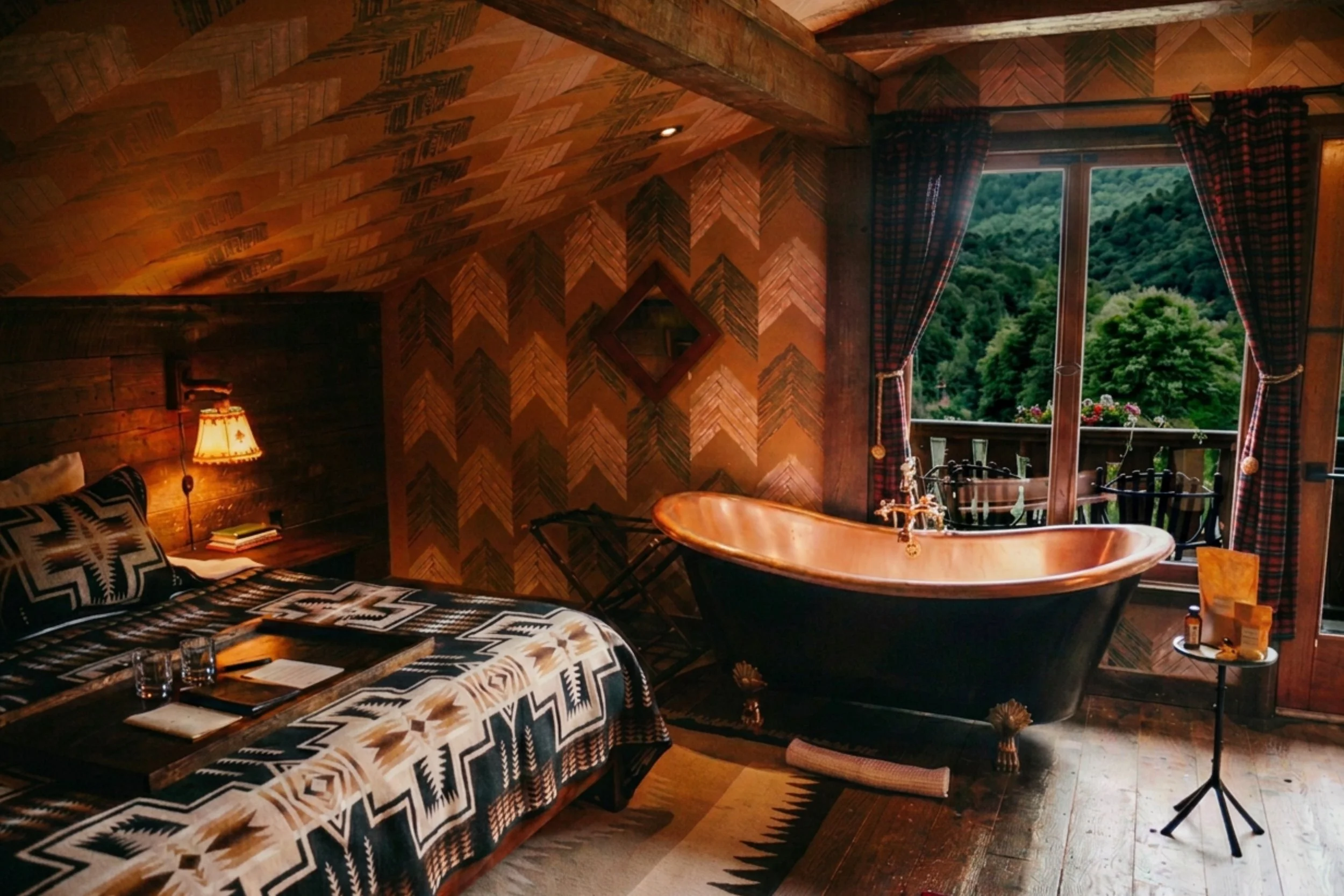 Some rooms have a view. This one has a ritual.

Link in bio to book 🏔️