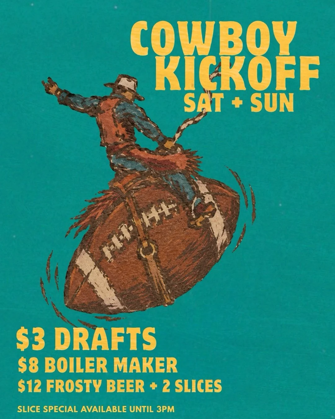 2008 pricing, pizza by @pizzeriaatfrankies and football season the Cowboy way. And yes, we have a TV.
📍 40 The Arcade