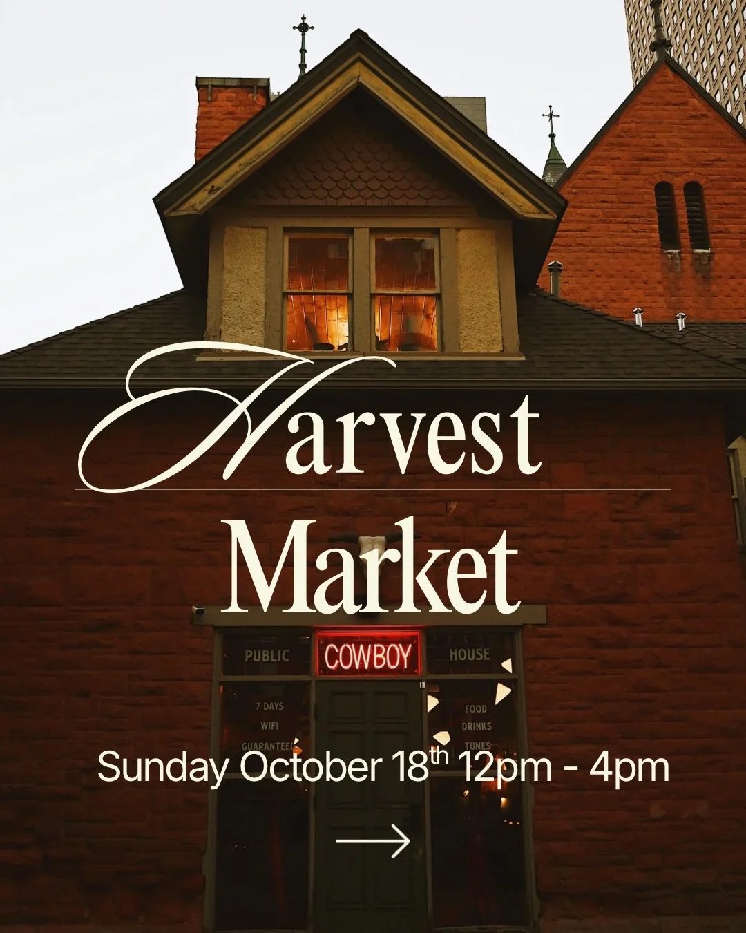 Join us for our second annual Harvest Market Sunday October 18th from 12-4pm! 

We will have local vendors, drink specials, live music and @monarchdenver pizza, of course. 

Vendors will be set up throughout the Public House and the Mansion side. If 