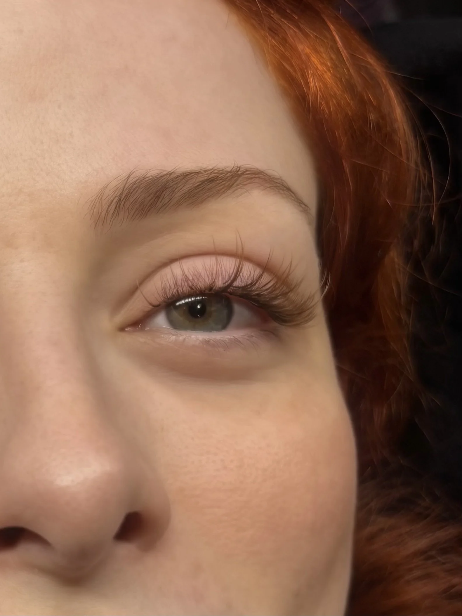 Natural Hair colour Match Lash Extensions
