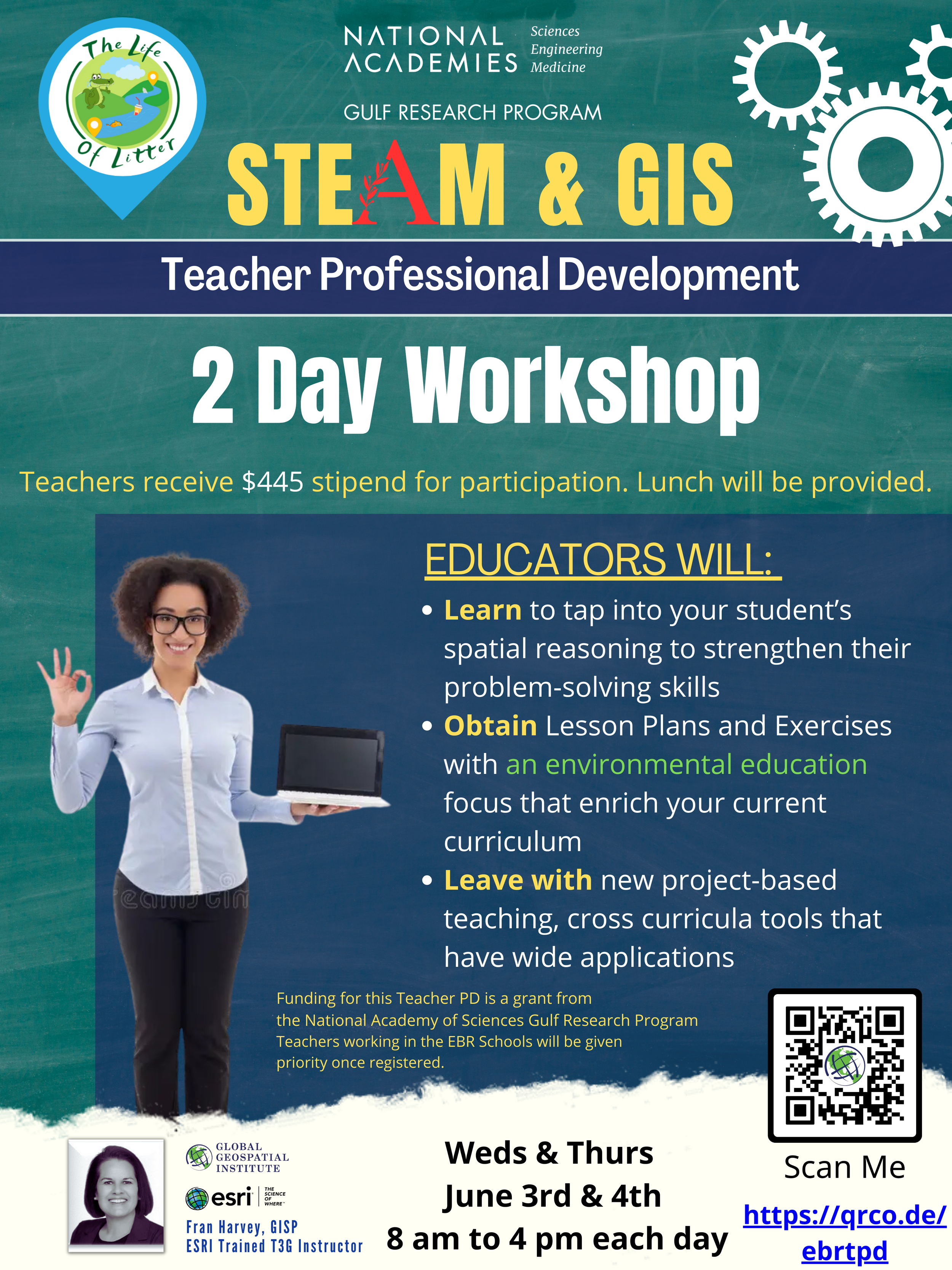 STEAM and GIS Teacher Professional Development Workshop