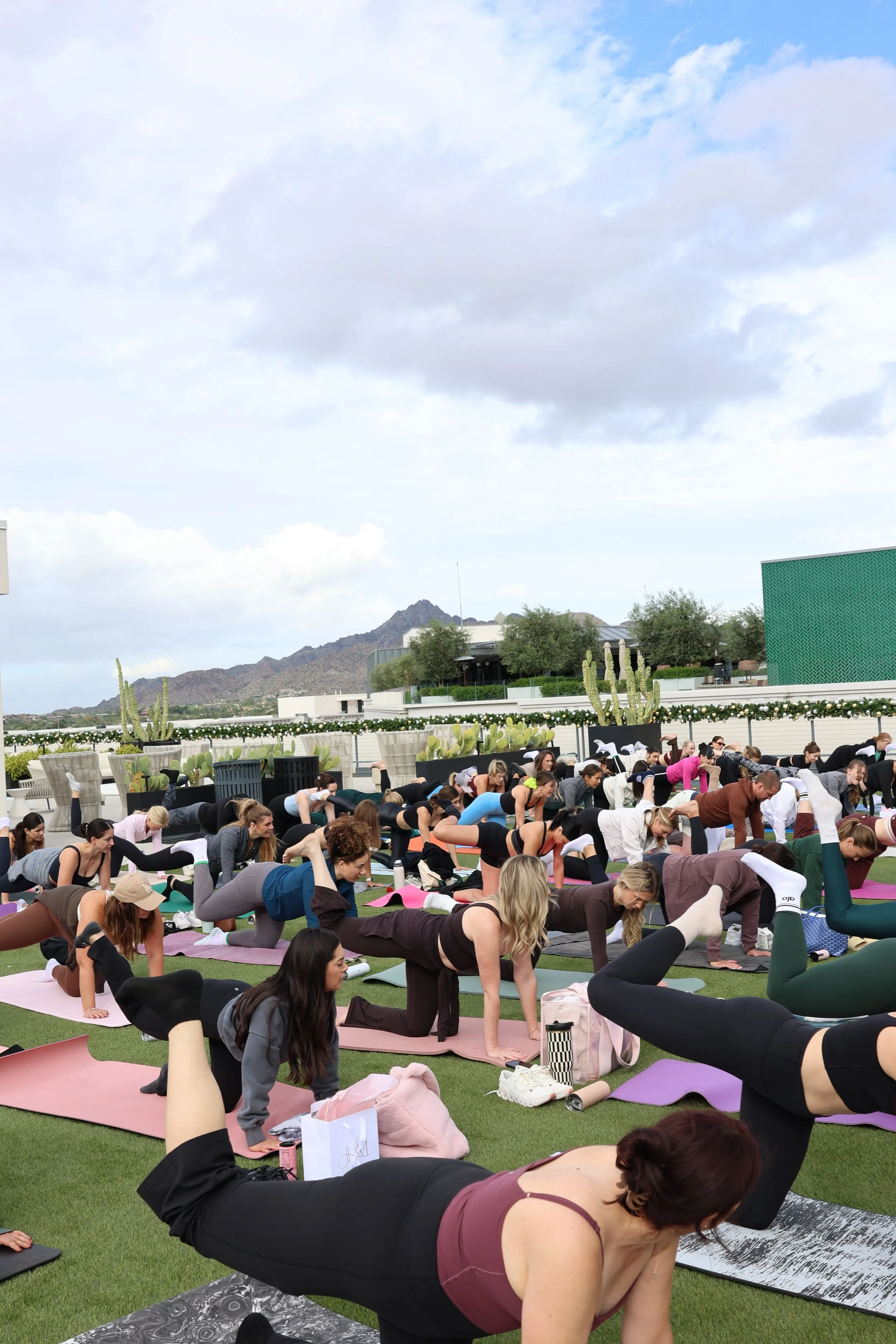 Private fitness community event in Arizona.