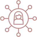 Social network icon.