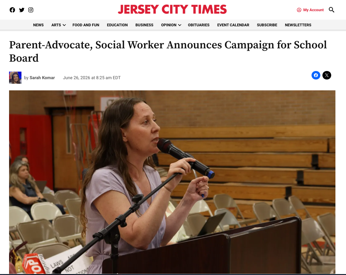 Parent-Advocate, Social Worker Announces Campaign for School Board
