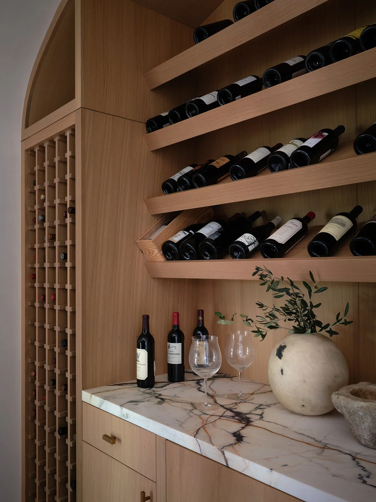 Westlake Custom Home in Austin TX Wine Bar Photo