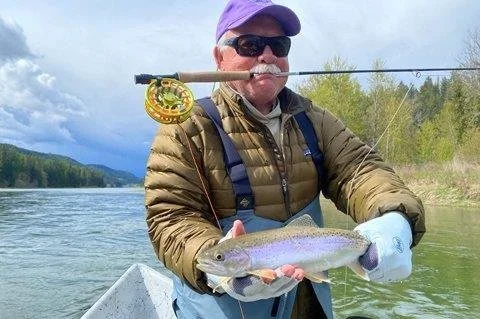 Kootenai River Montana rainbow trout