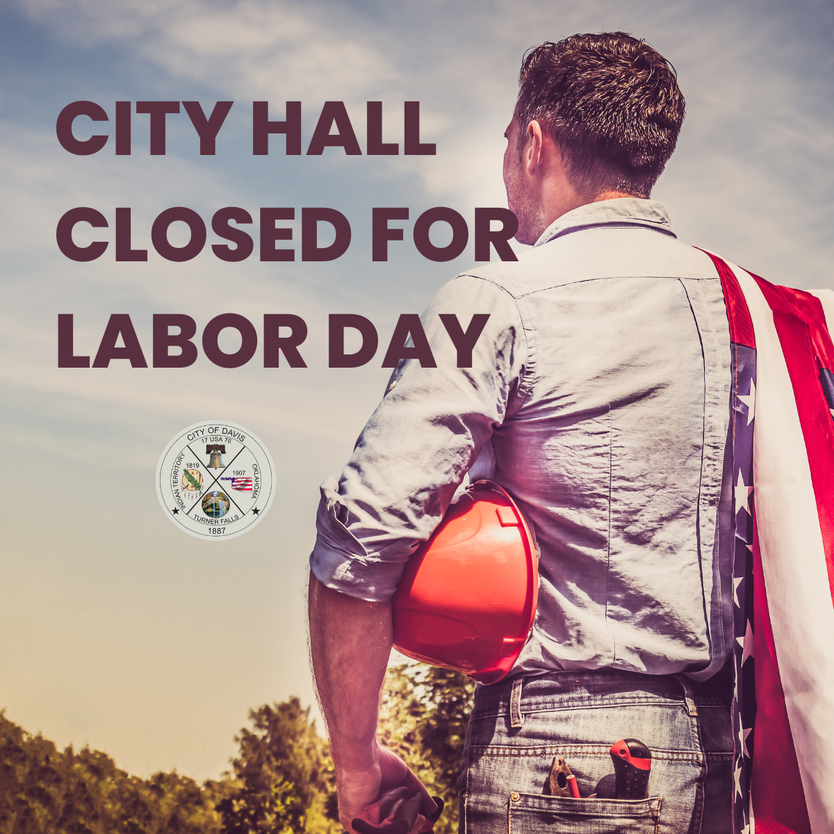 City Hall Closed for Labor Day