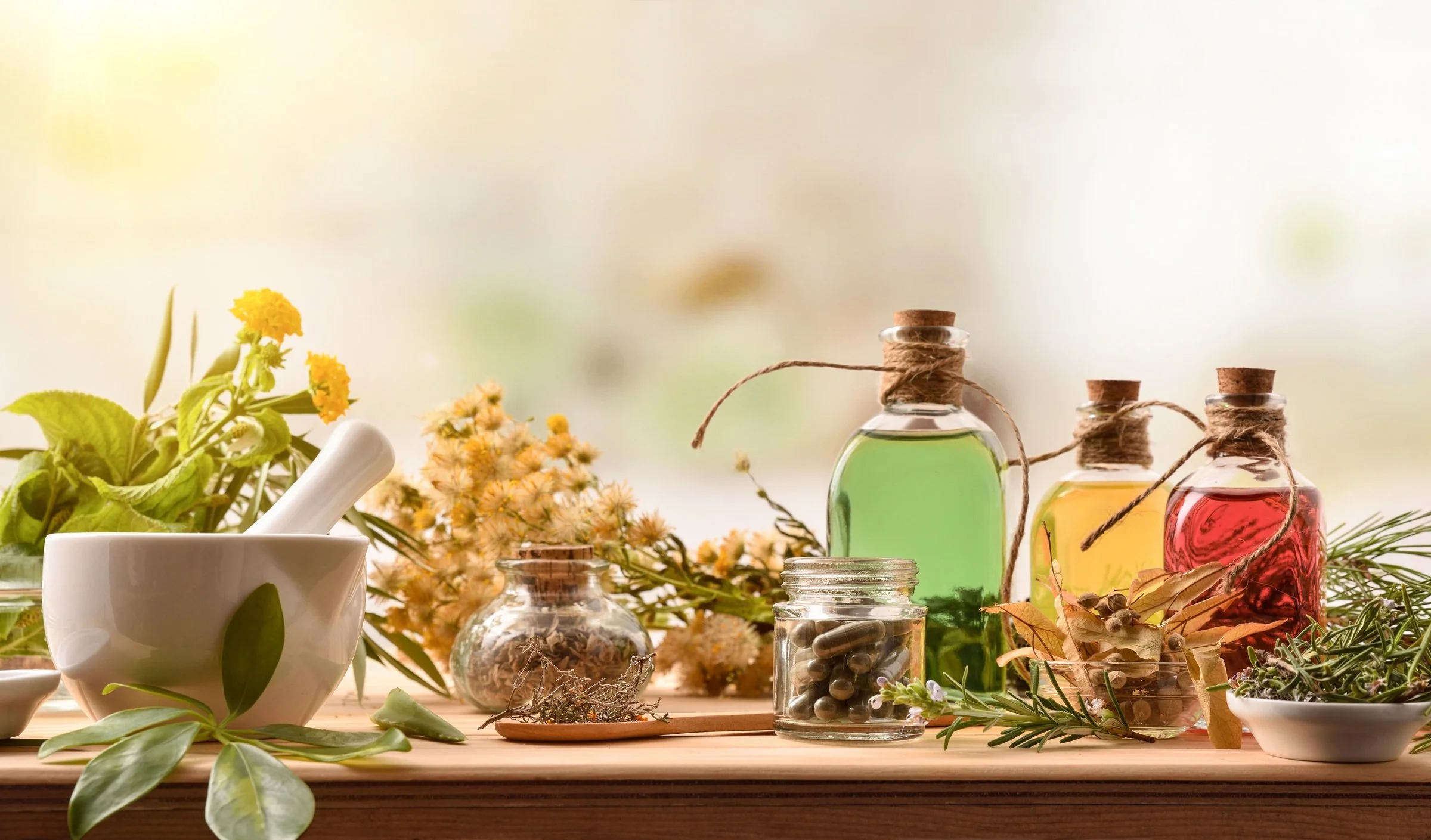 Herbal medicine as part of naturopathic treatment plan