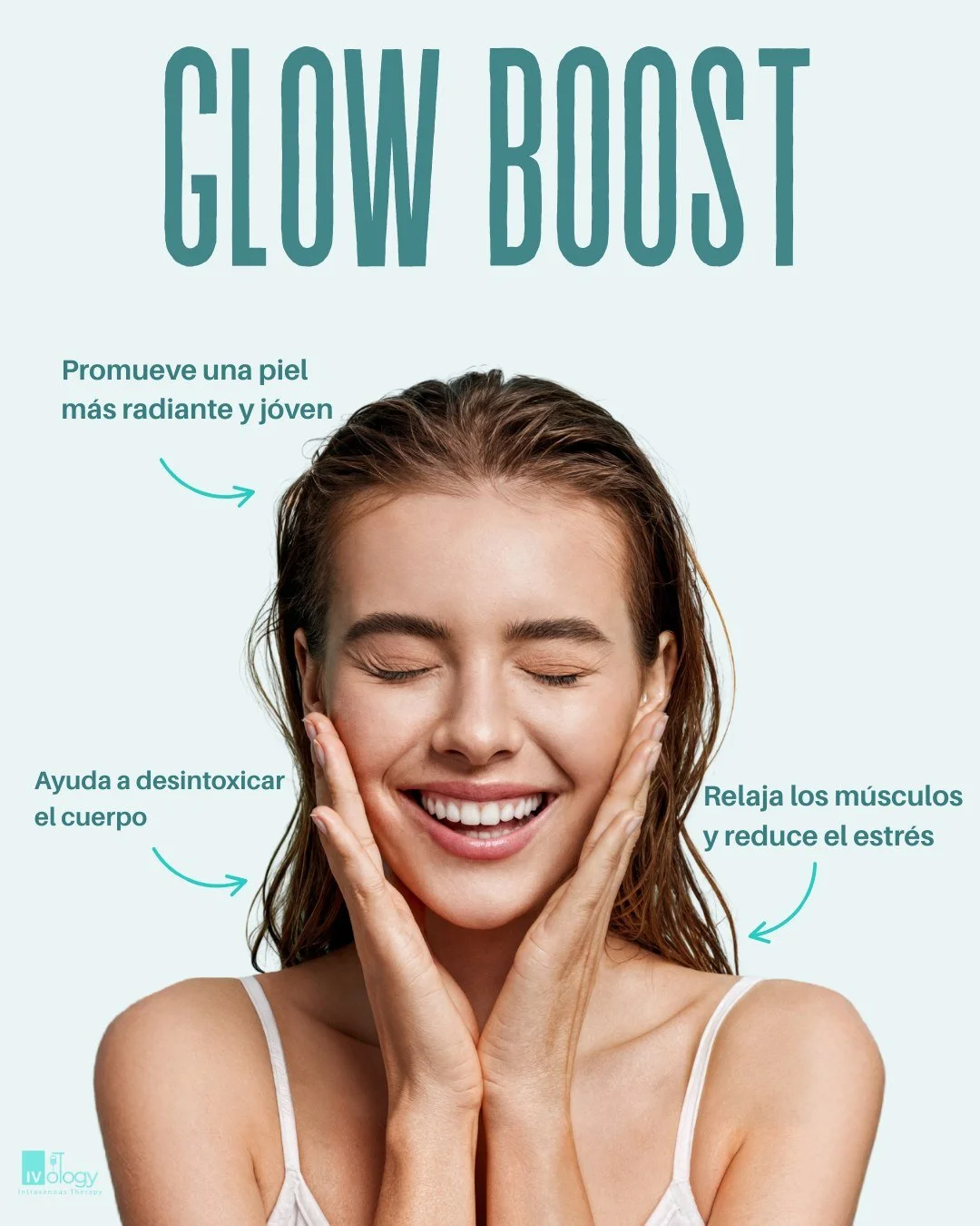 &iquest;Lista para brillar desde adentro? ✨
Nuestra terapia intravenosa Glow Boost nutre tu cuerpo con vitaminas y antioxidantes que realzan tu belleza natural, mejoran la luminosidad de tu piel y te hacen sentir radiante. 🌸💧

📅Agenda tu cita hoy 