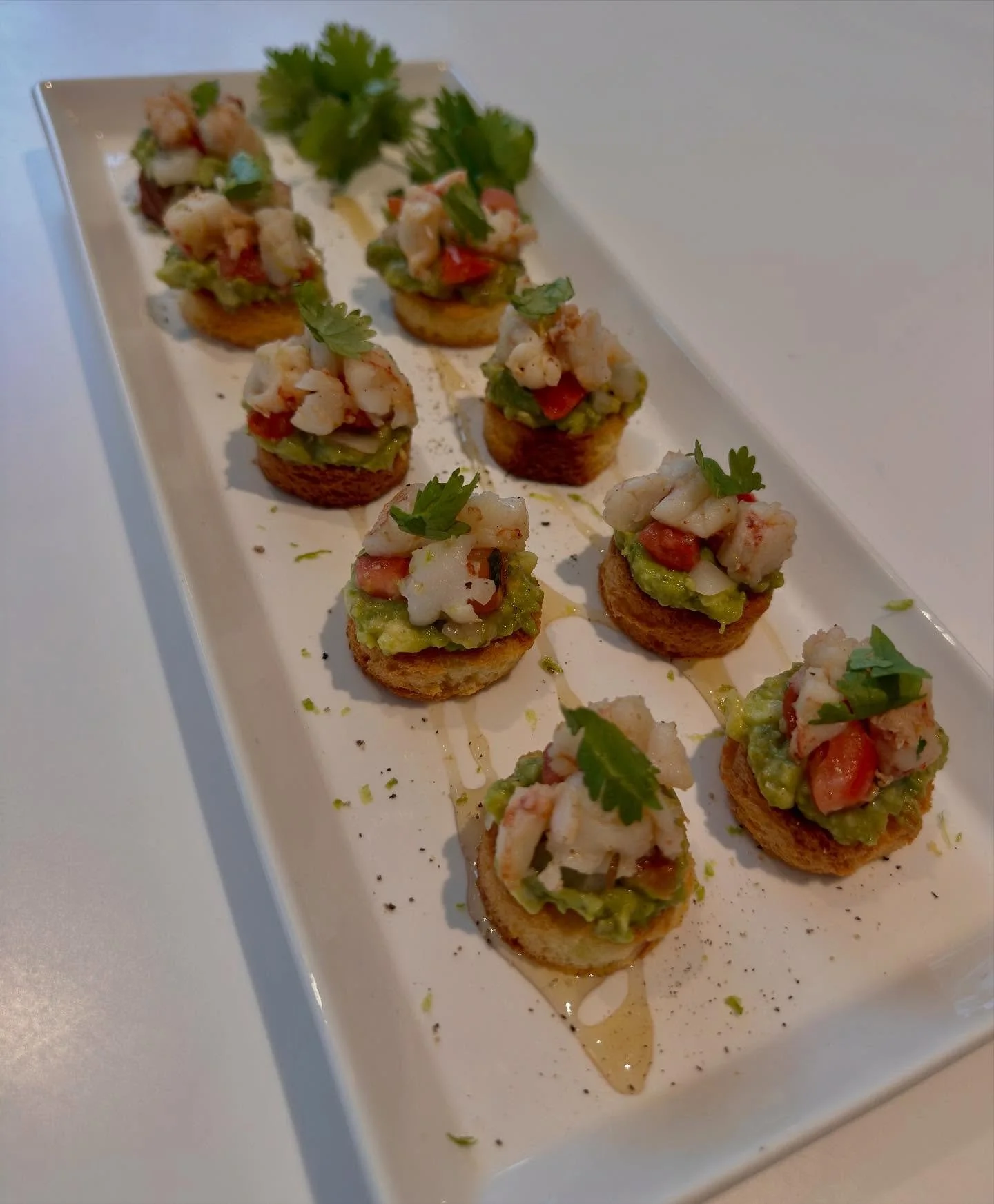 Shrimp Tostadas by yours truly&hellip; 💕 #GhensKitchen