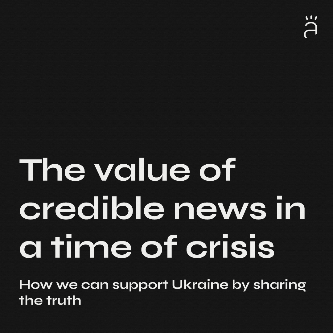 The value of credible news in a time of crisis