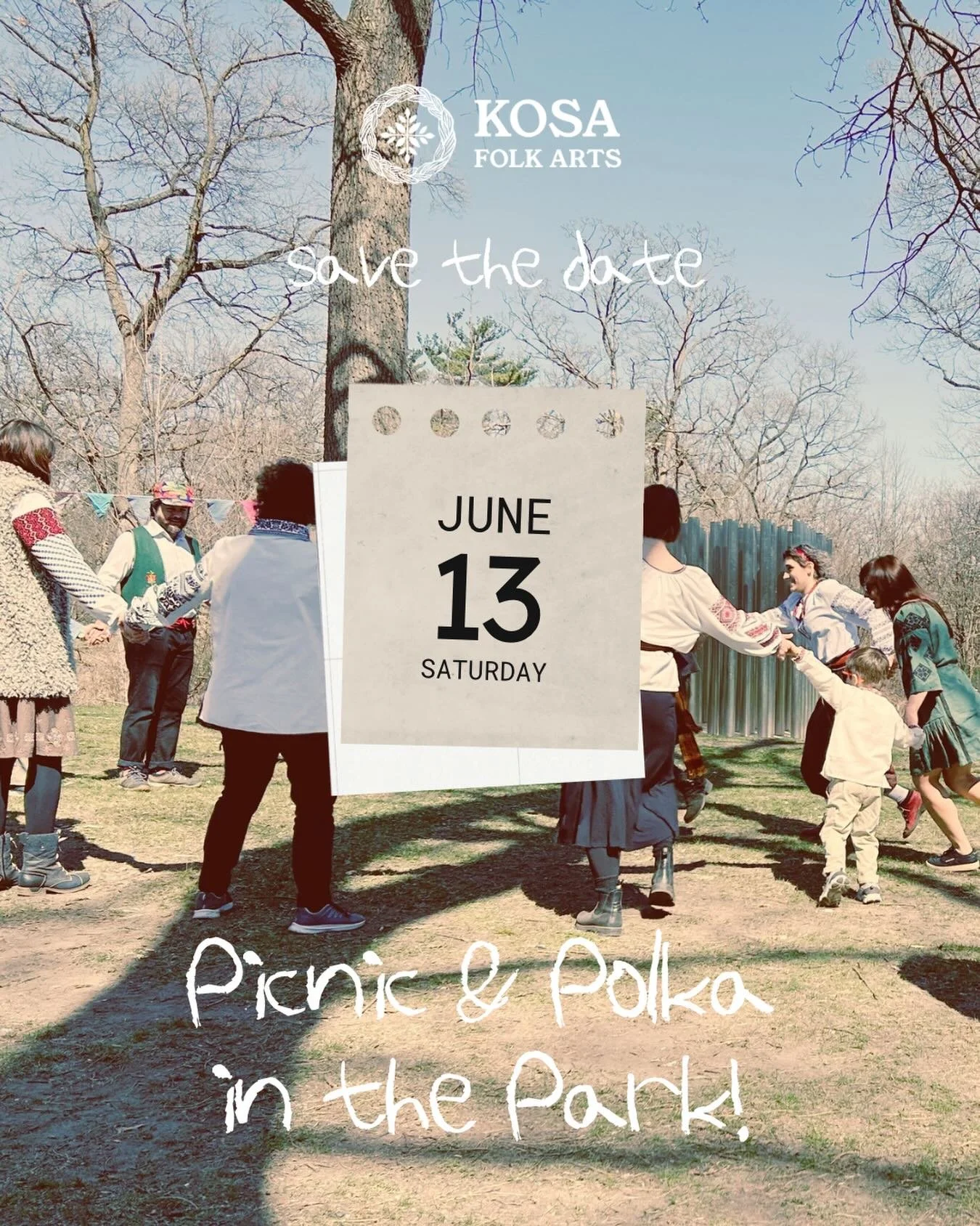 Who&rsquo;s ready to celebrate the return of the sun? Save the date to join us for Kosa Picnic Polka in the Park!

Sat June 13
2 - 6 pm
High Park next to the Nature Centre

(Rain date Sun June 14)