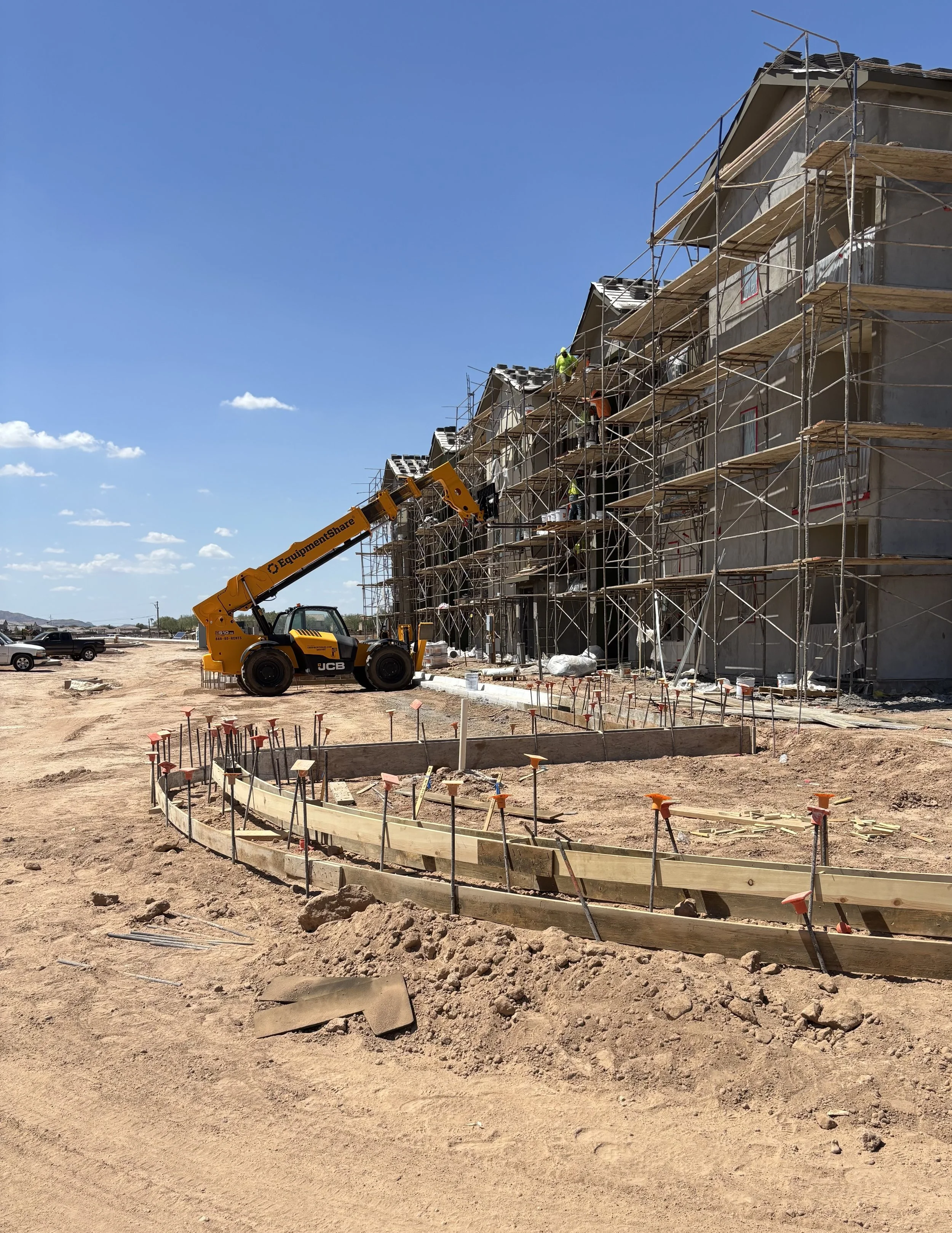 Safety consultant conducting a jobsite inspection in Phoenix, Arizona