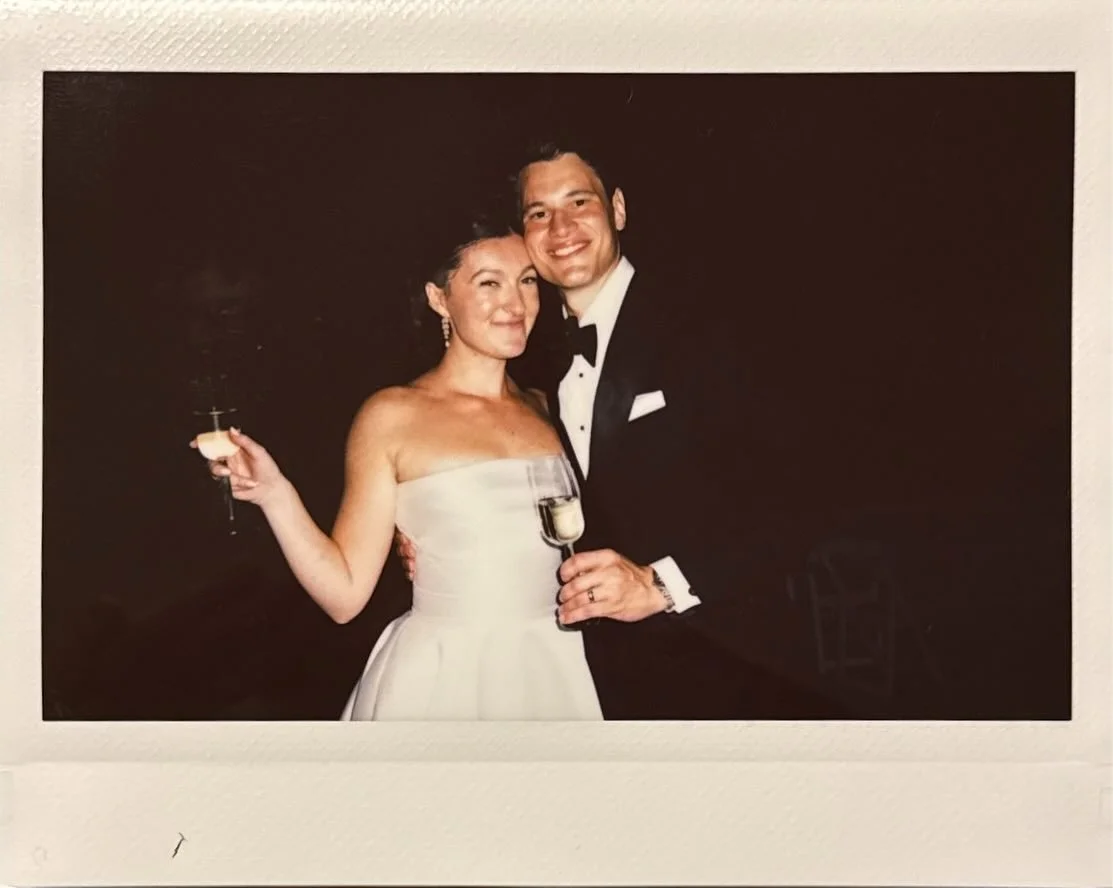 A mix of Polaroids and film of L + N&rsquo;s shoreside wedding in NY 🦢

Venue: @wainwrighthouseinc 
Planner: @lovelacedesignevents