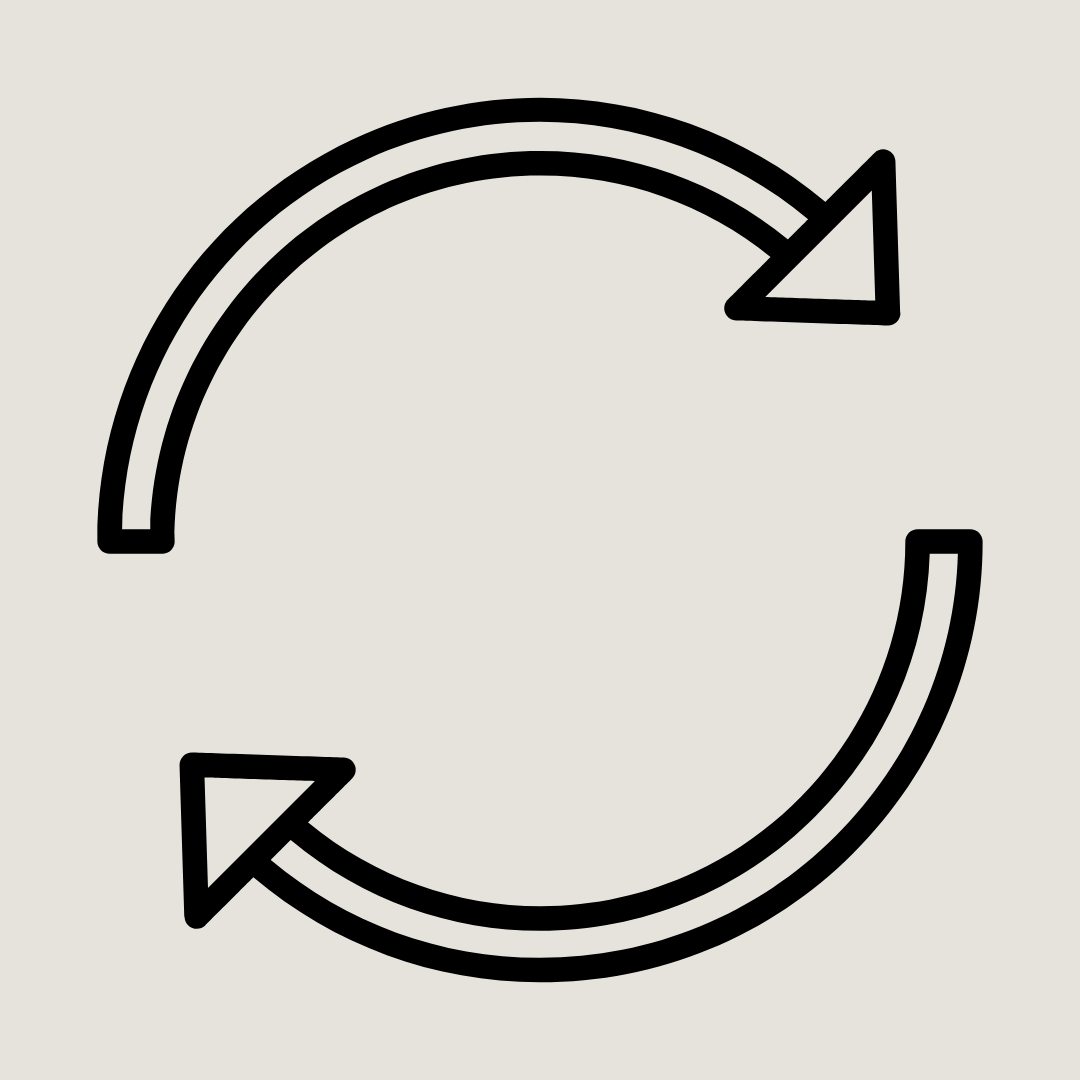 Black and white geometric abstract art with squares and semicircles