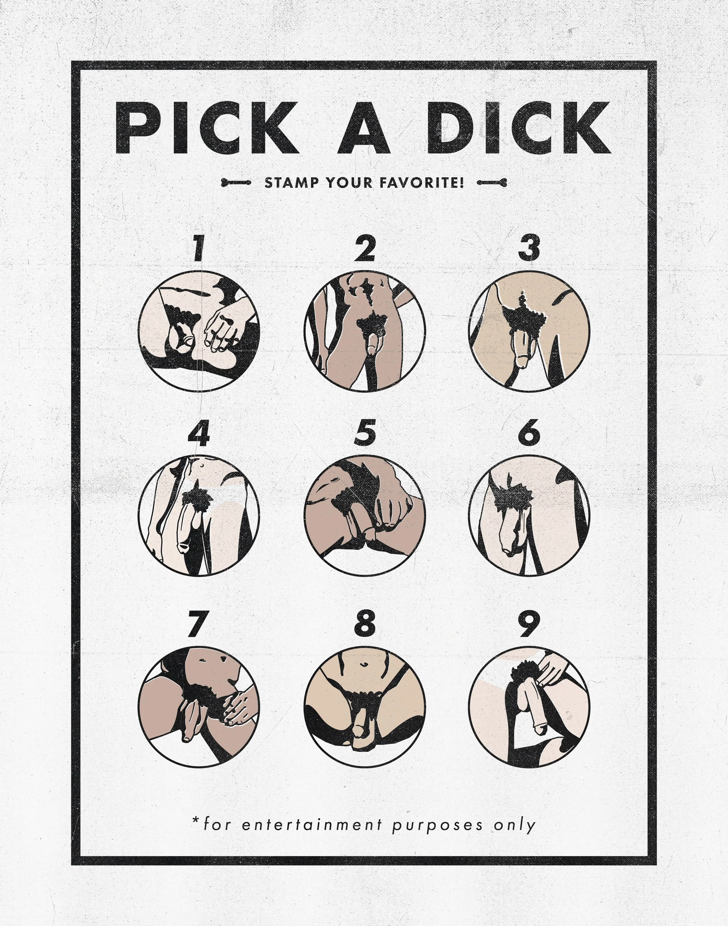 Pick A Dick Print