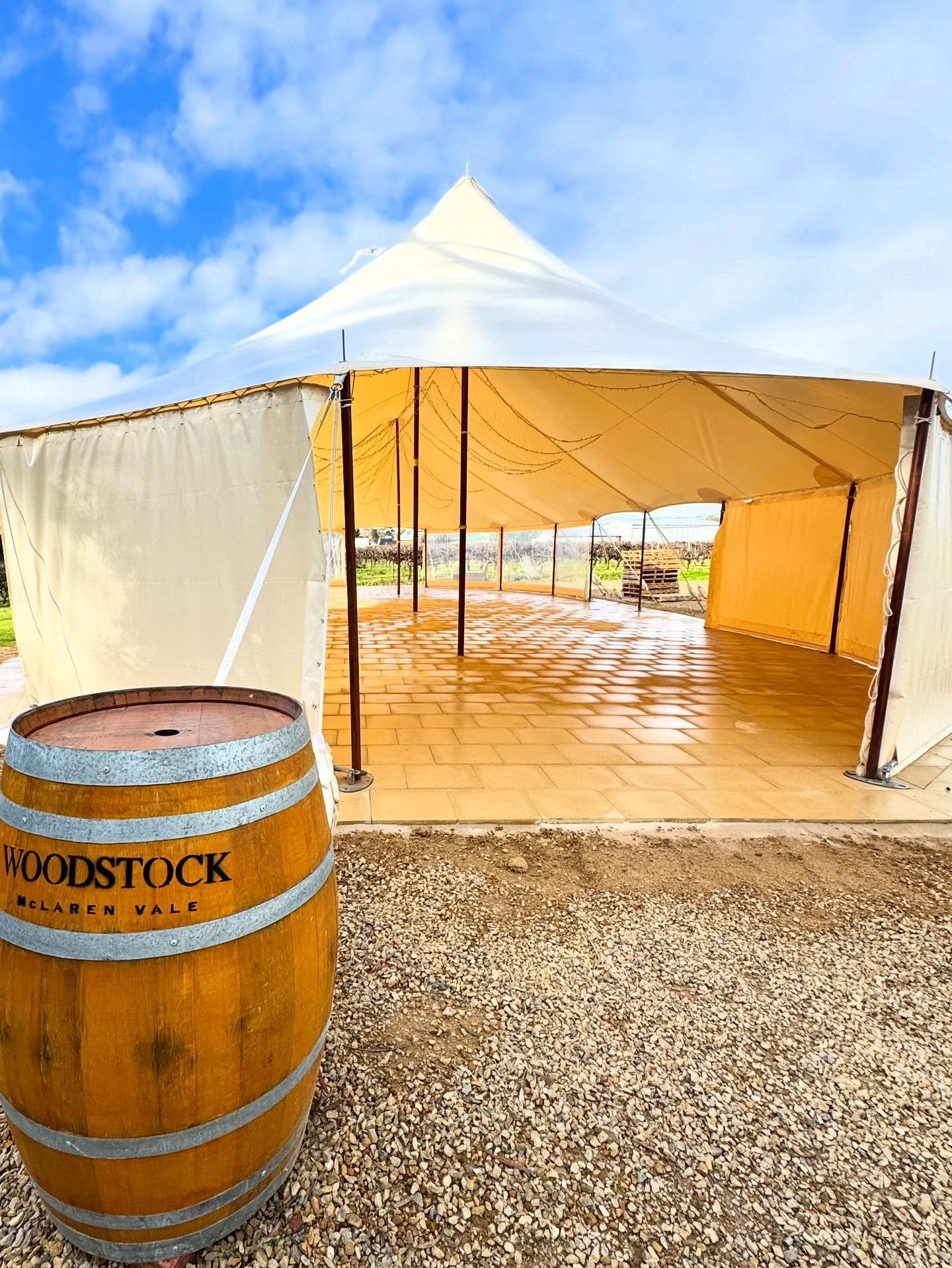 Wedding season ready💃 
250sqm of paving for this beautiful local winery 🍷