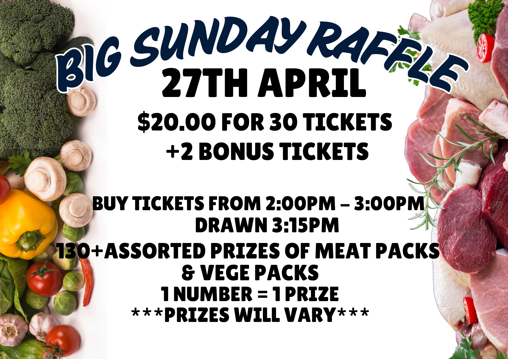 BIG SUNDAY RAFFLE