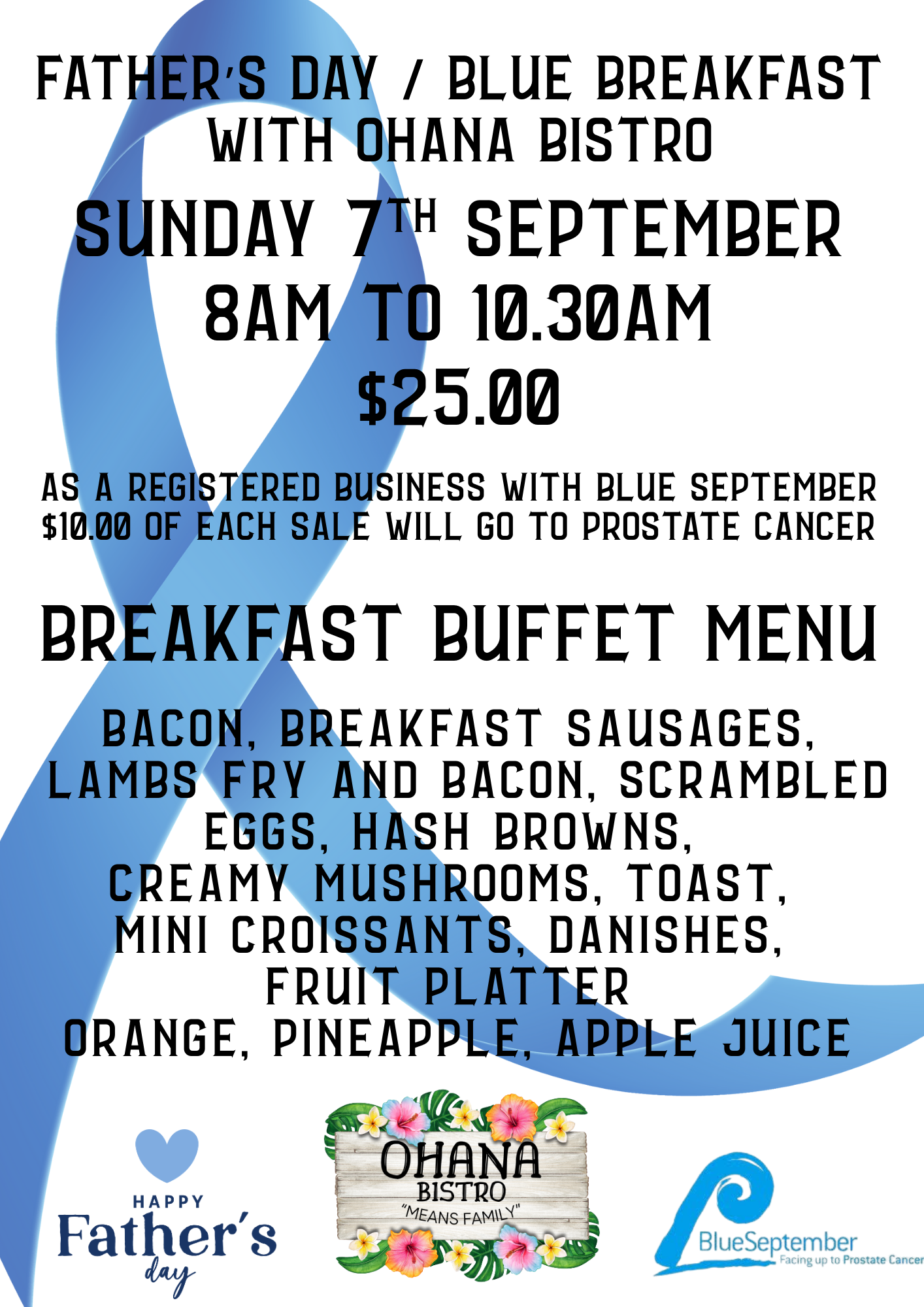 Fathers Day Breakfast and Lunch