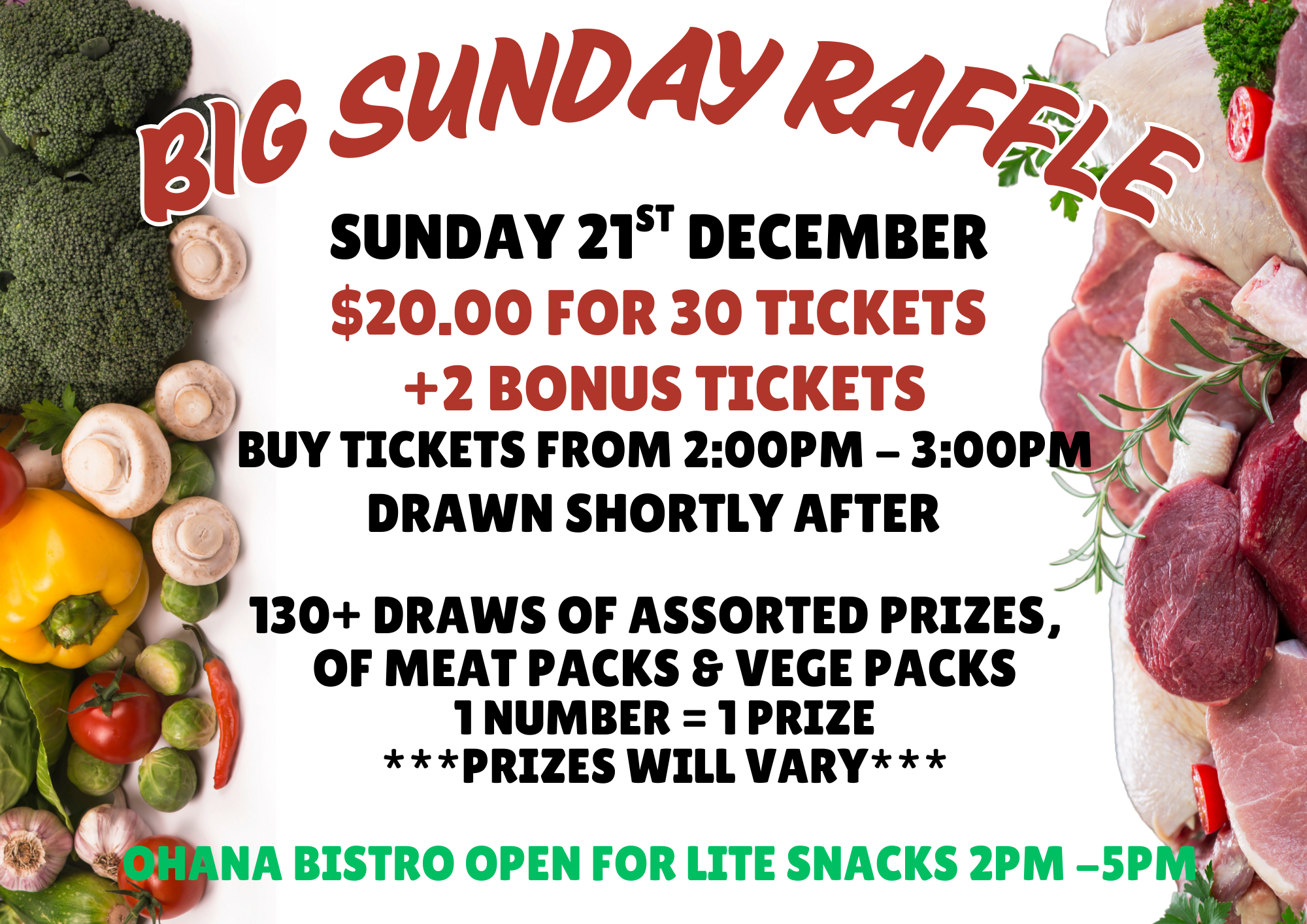 BIG SUNDAY RAFFLE 