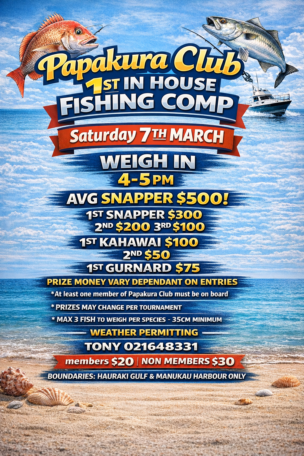 1st In House Fishing Comp 